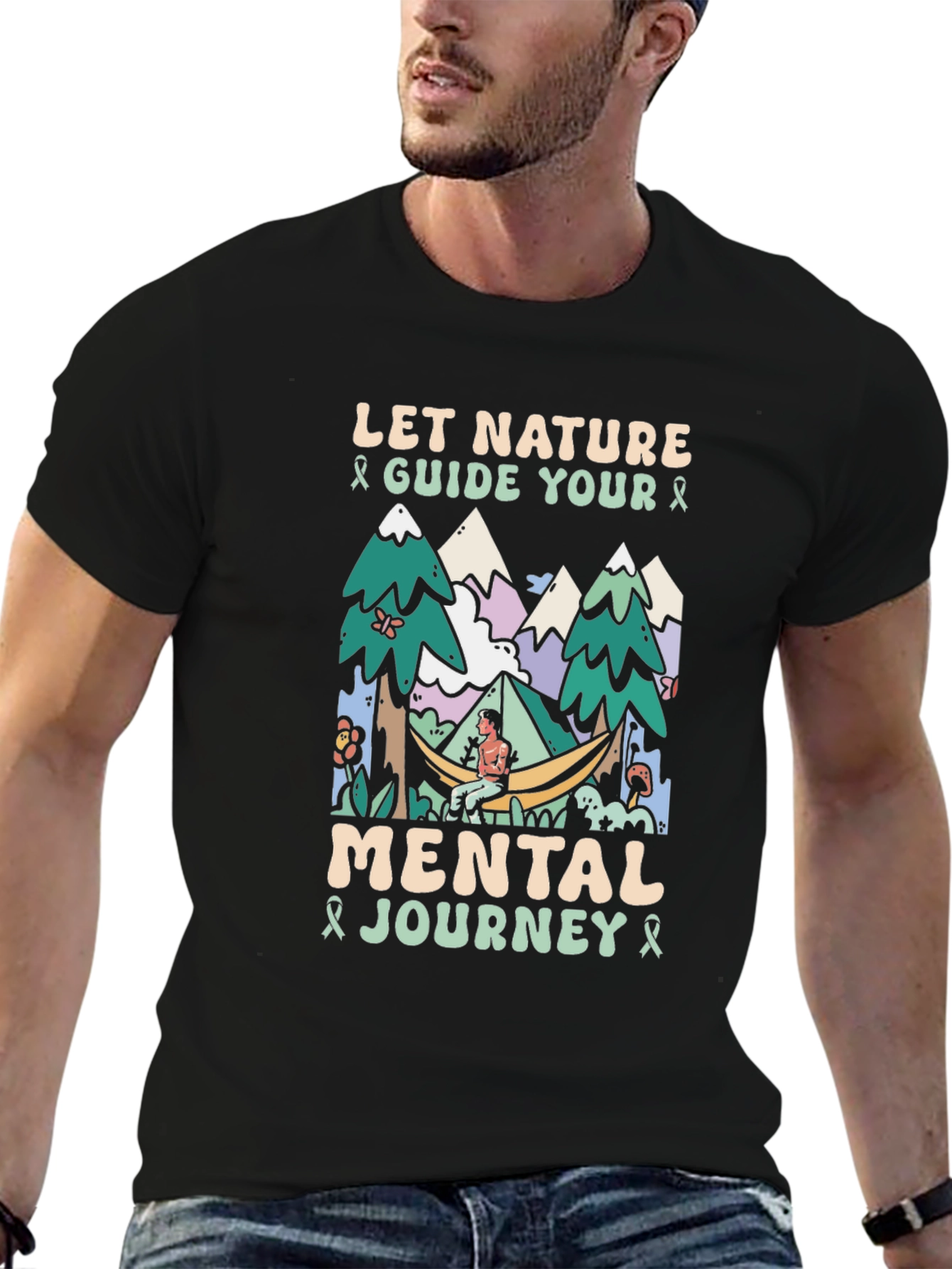 Nature Mental Journey T-Shirt - Unisex Relaxed Fit