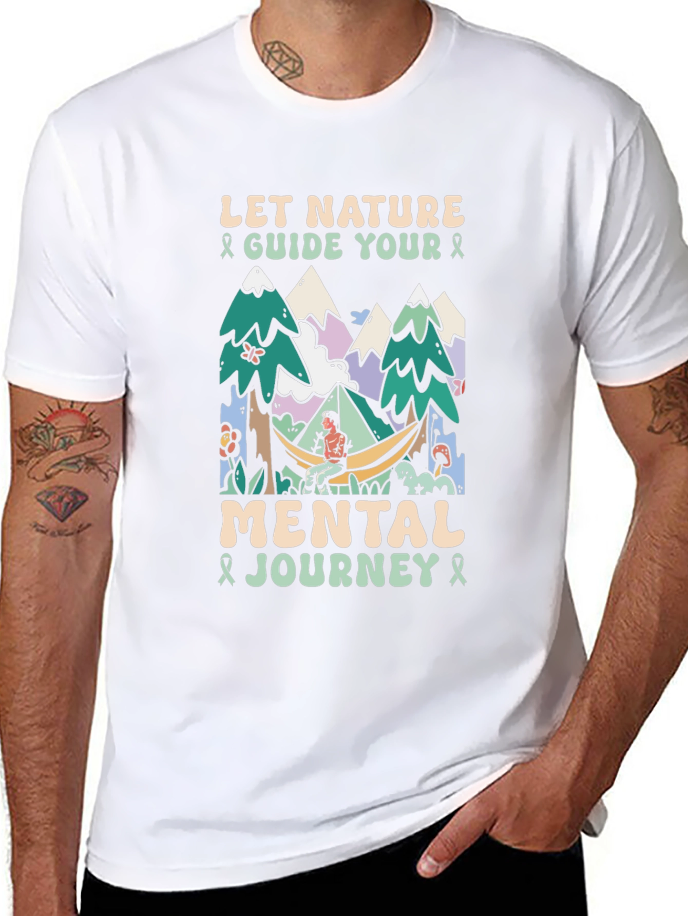 Nature Mental Journey T-Shirt - Unisex Relaxed Fit