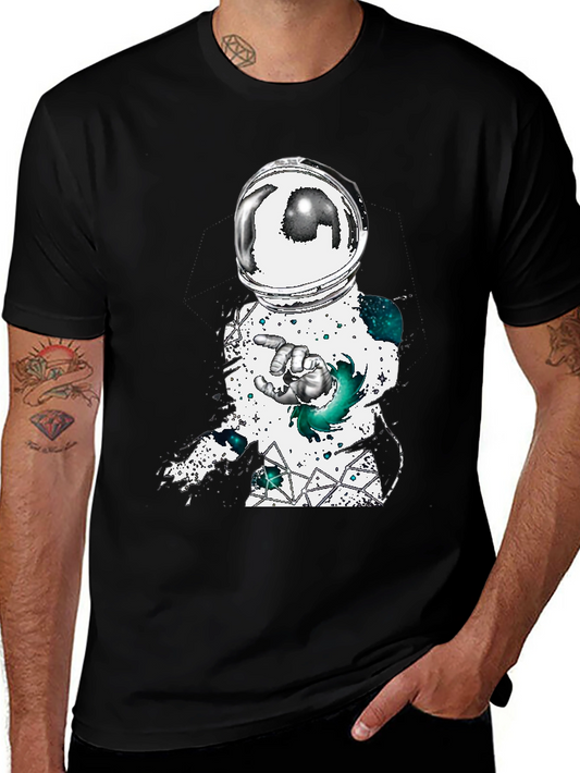 Astronaut Graphic Tee - Space Explorer Design