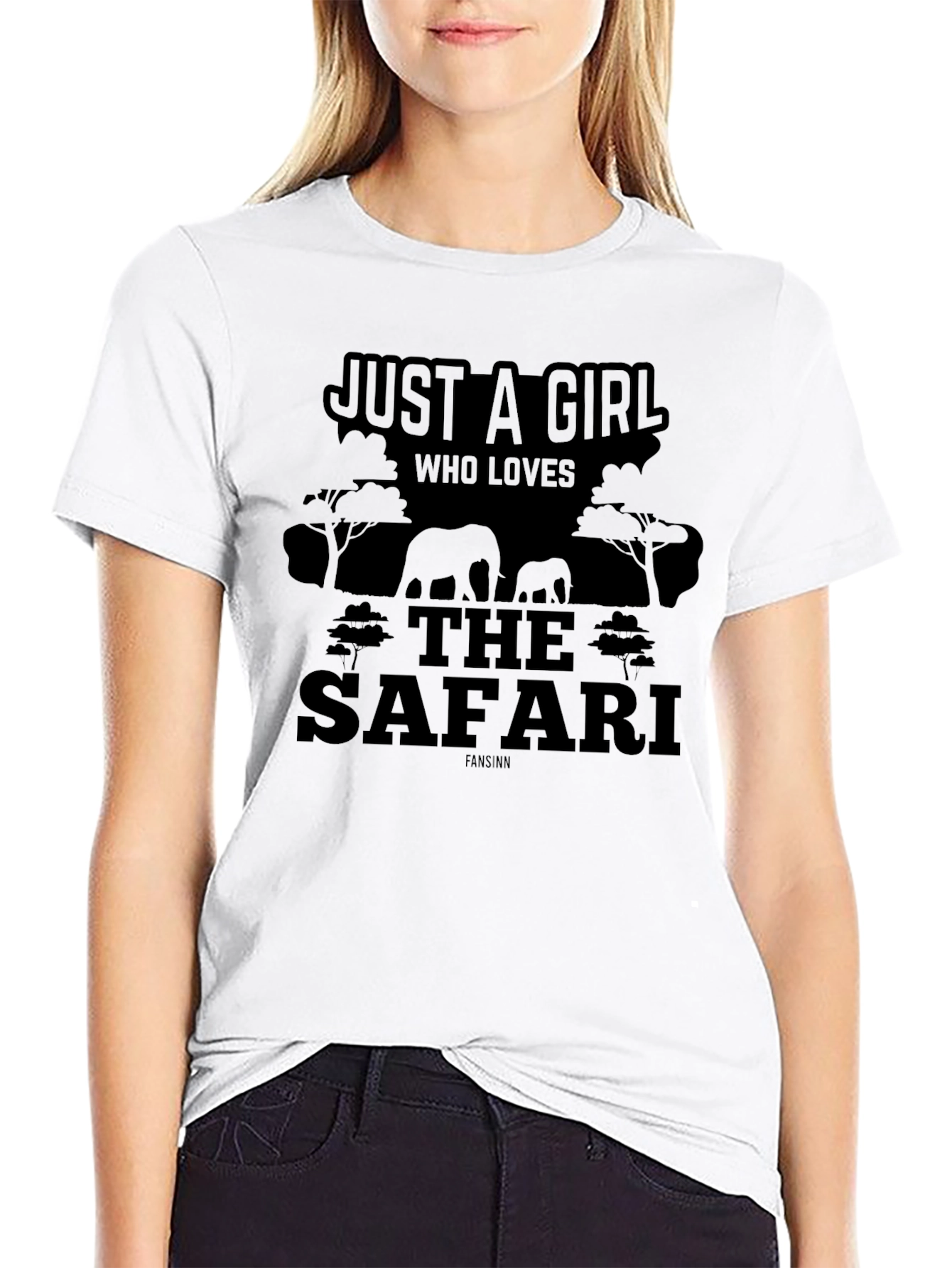 Just A Girl Who Loves The Safari T-Shirt