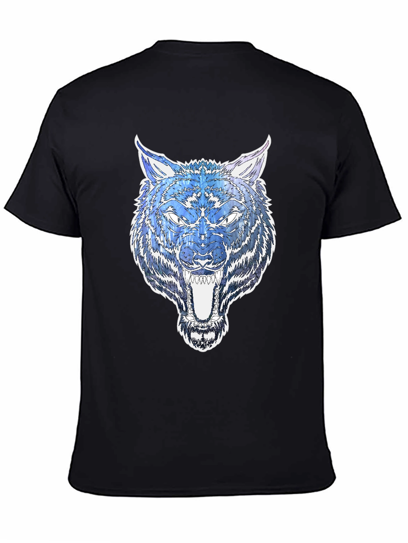 Black Wolf Graphic Tee - Bold & Stylish