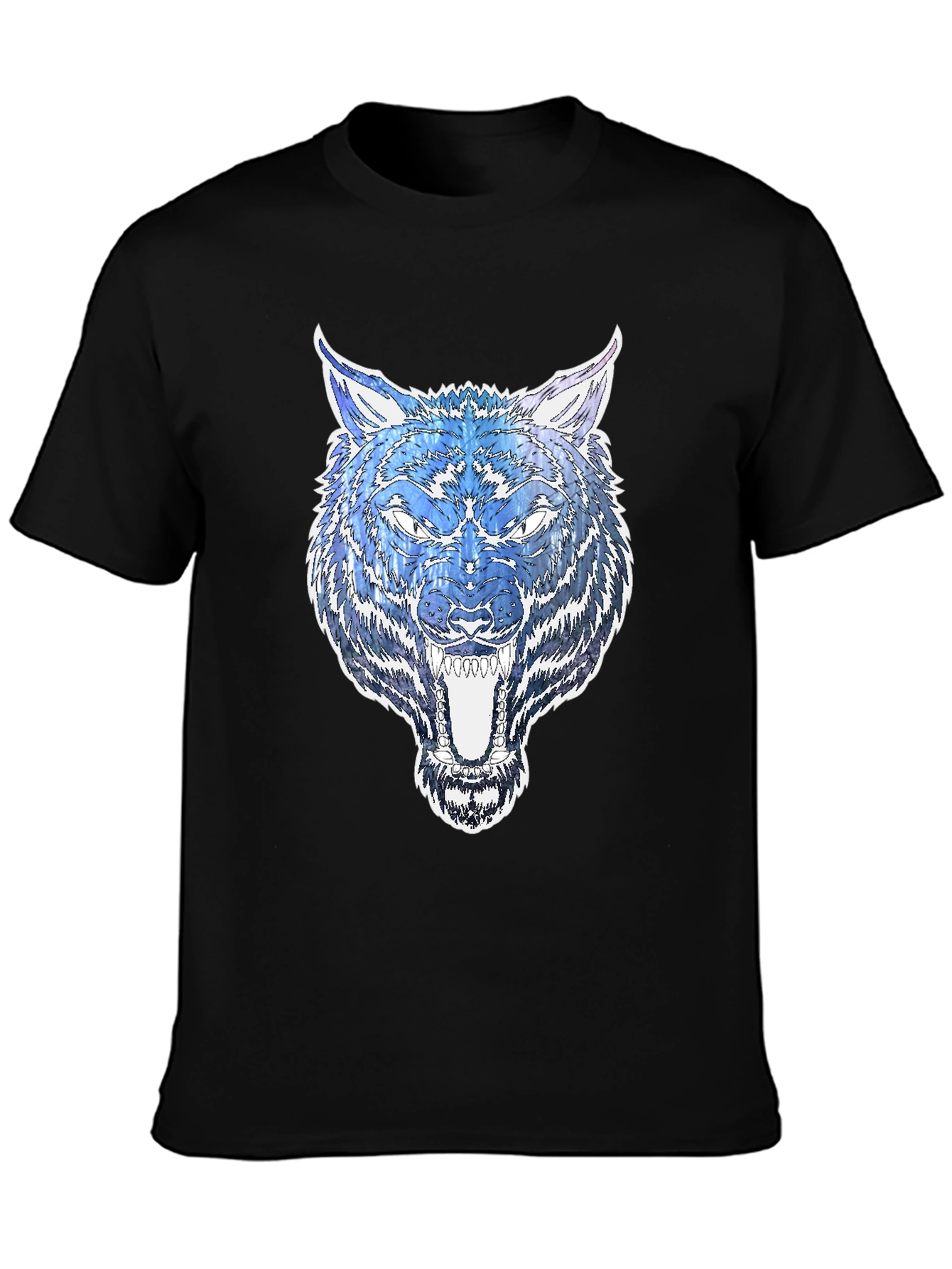 Black Wolf Graphic Tee - Bold & Stylish