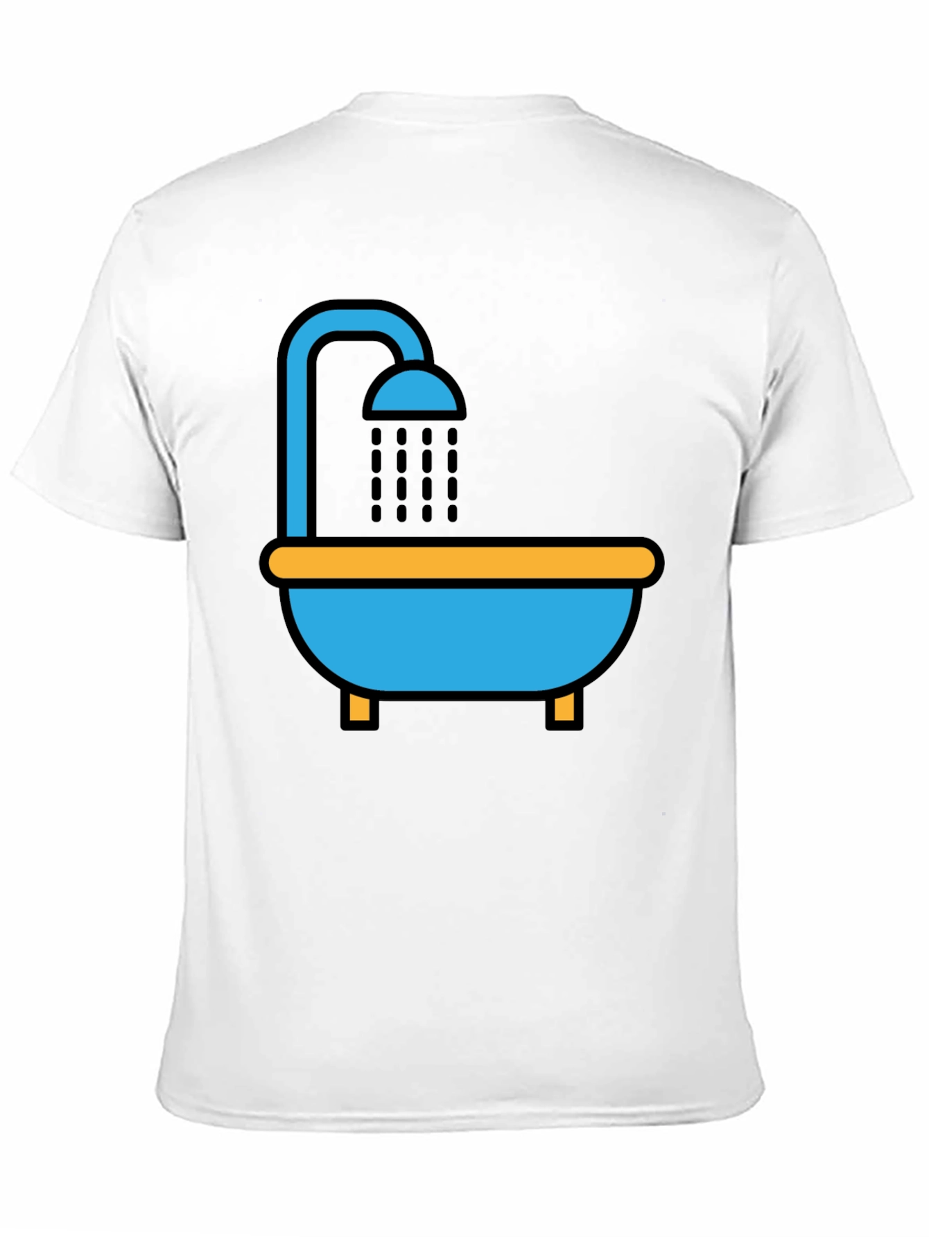 Shower T-Shirt - Unique Cartoon Graphic Tee