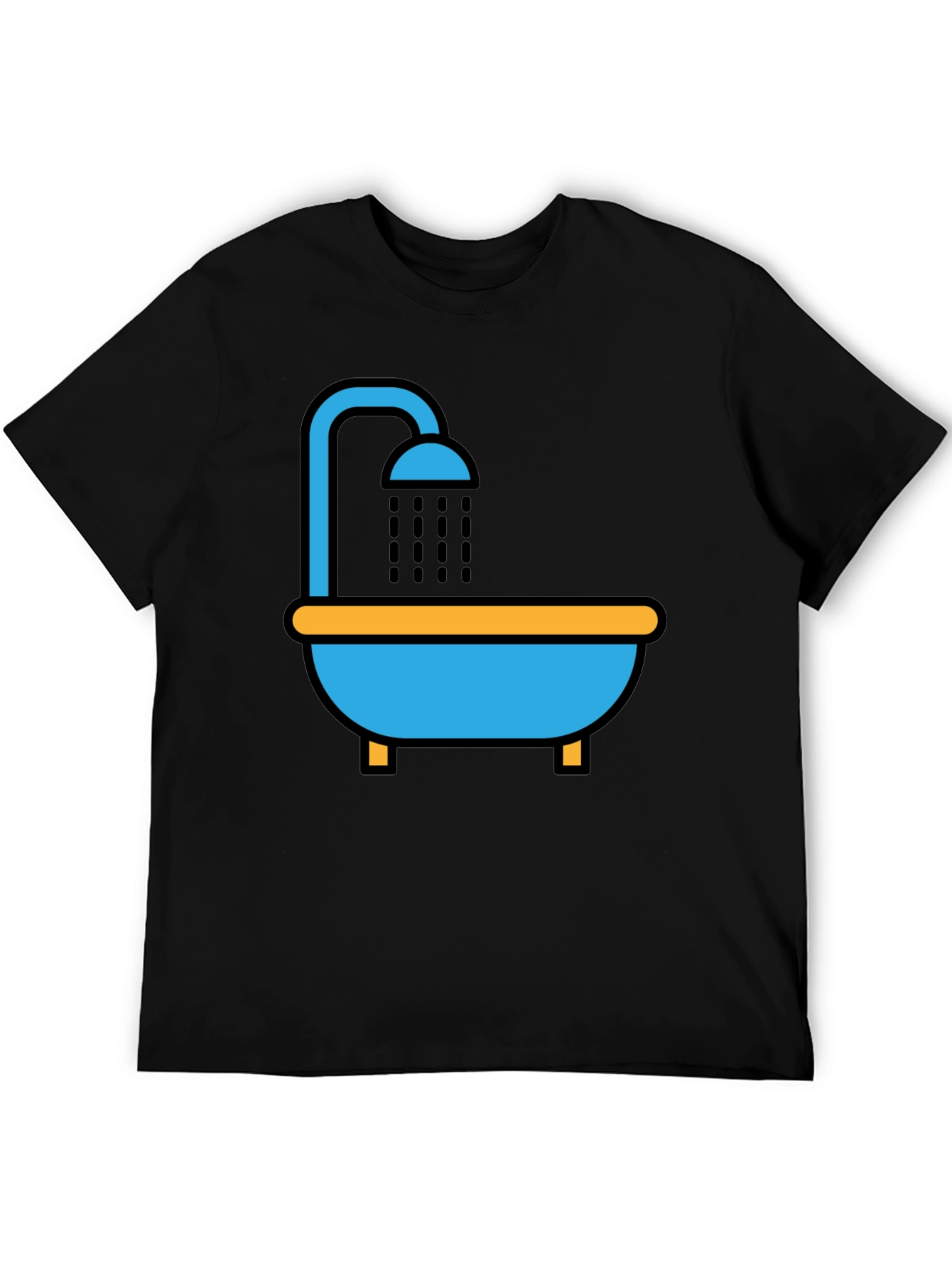 Shower T-Shirt - Unique Cartoon Graphic Tee