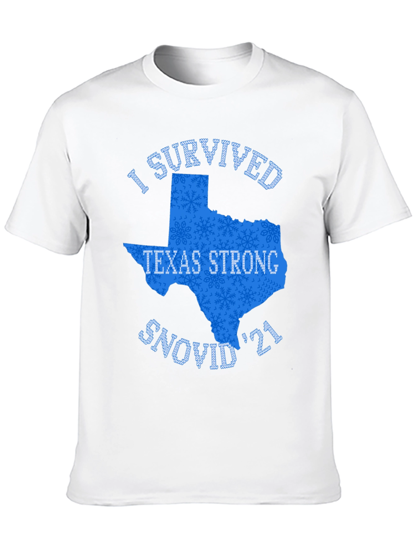 Texas Strong Snovid 21 Graphic T-Shirt