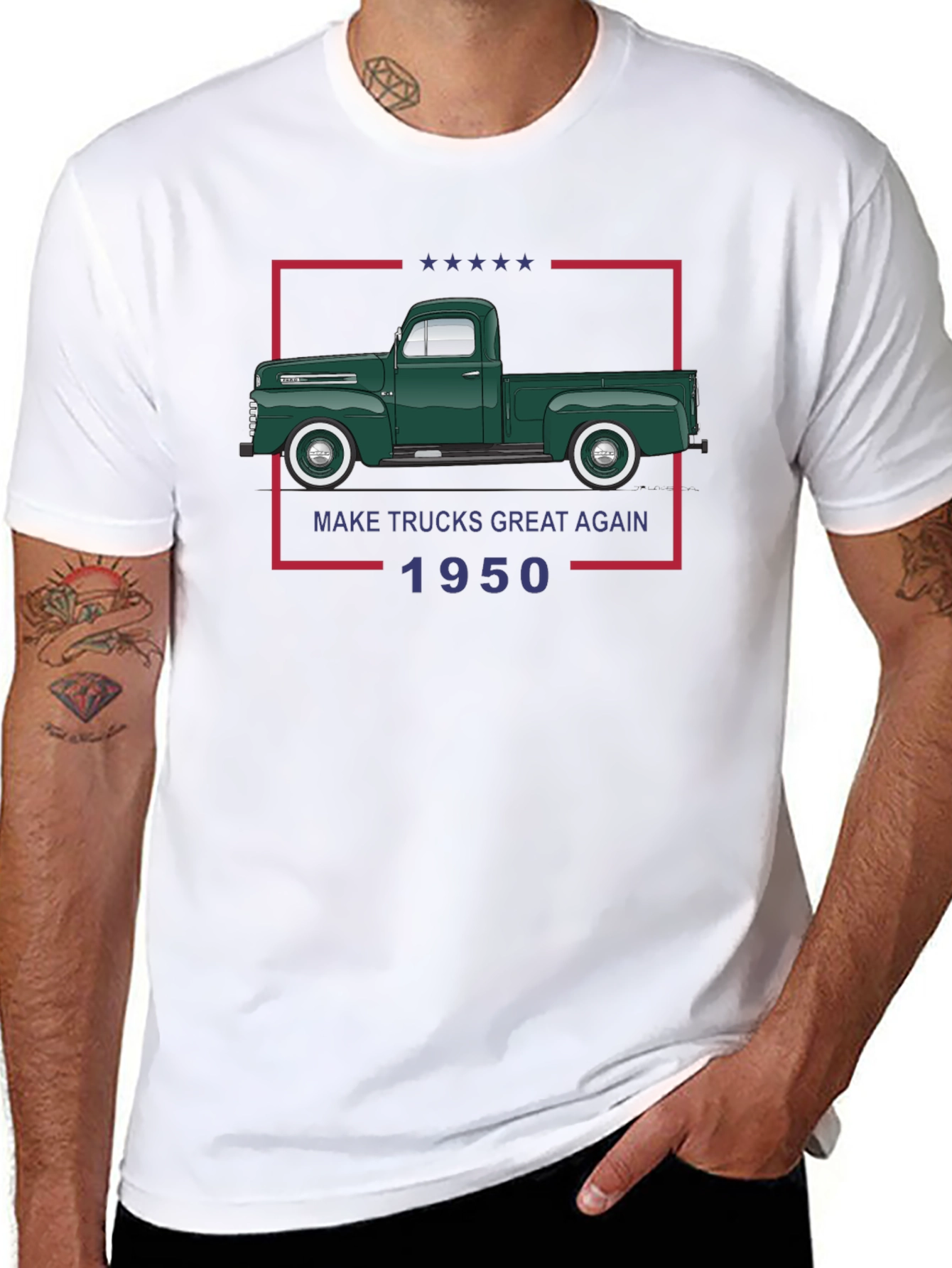 Make Trucks Great Again 1950 T-Shirt