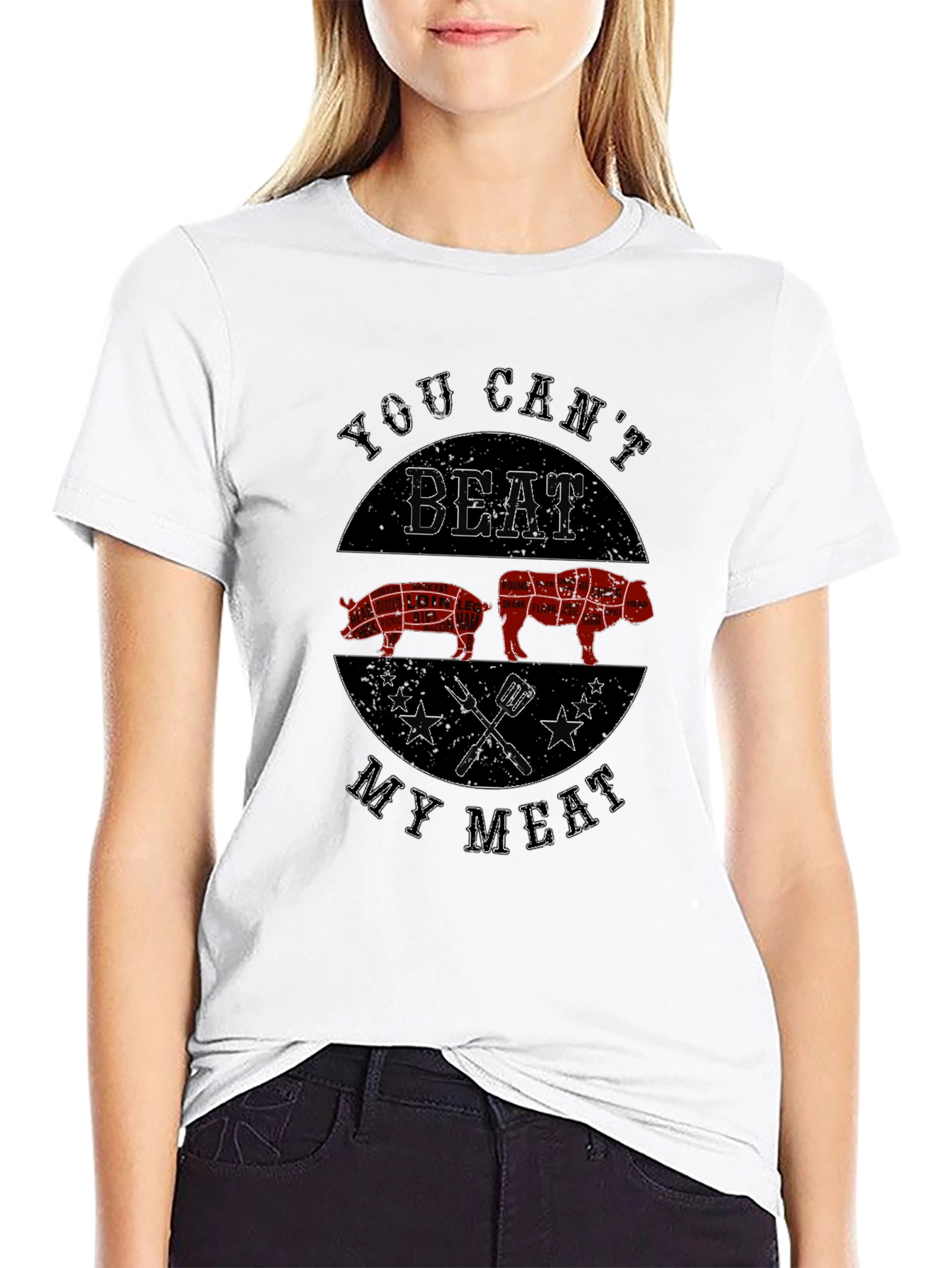 You Cant Beat My Meat BBQ T-Shirt