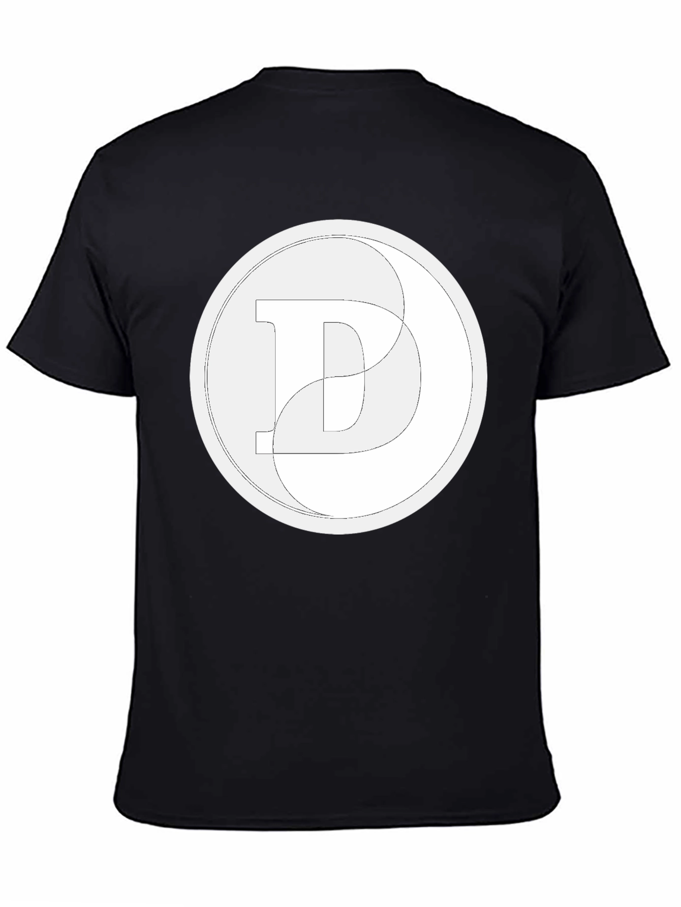 Doge Cryptocurrency Black T-Shirt