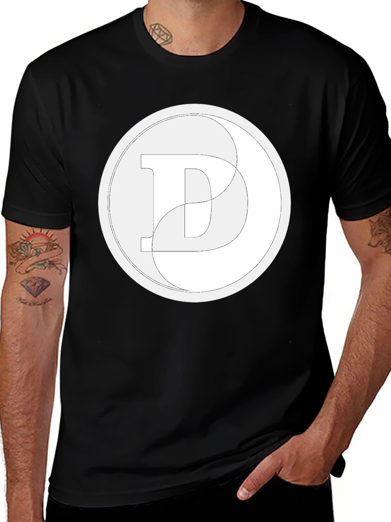 Doge Cryptocurrency Black T-Shirt