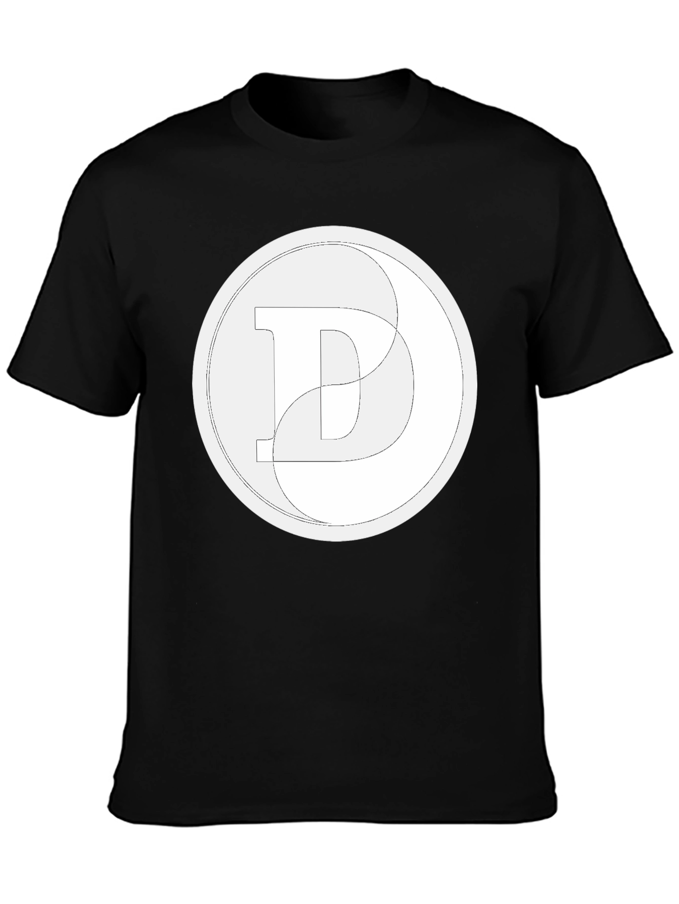 Doge Cryptocurrency Black T-Shirt