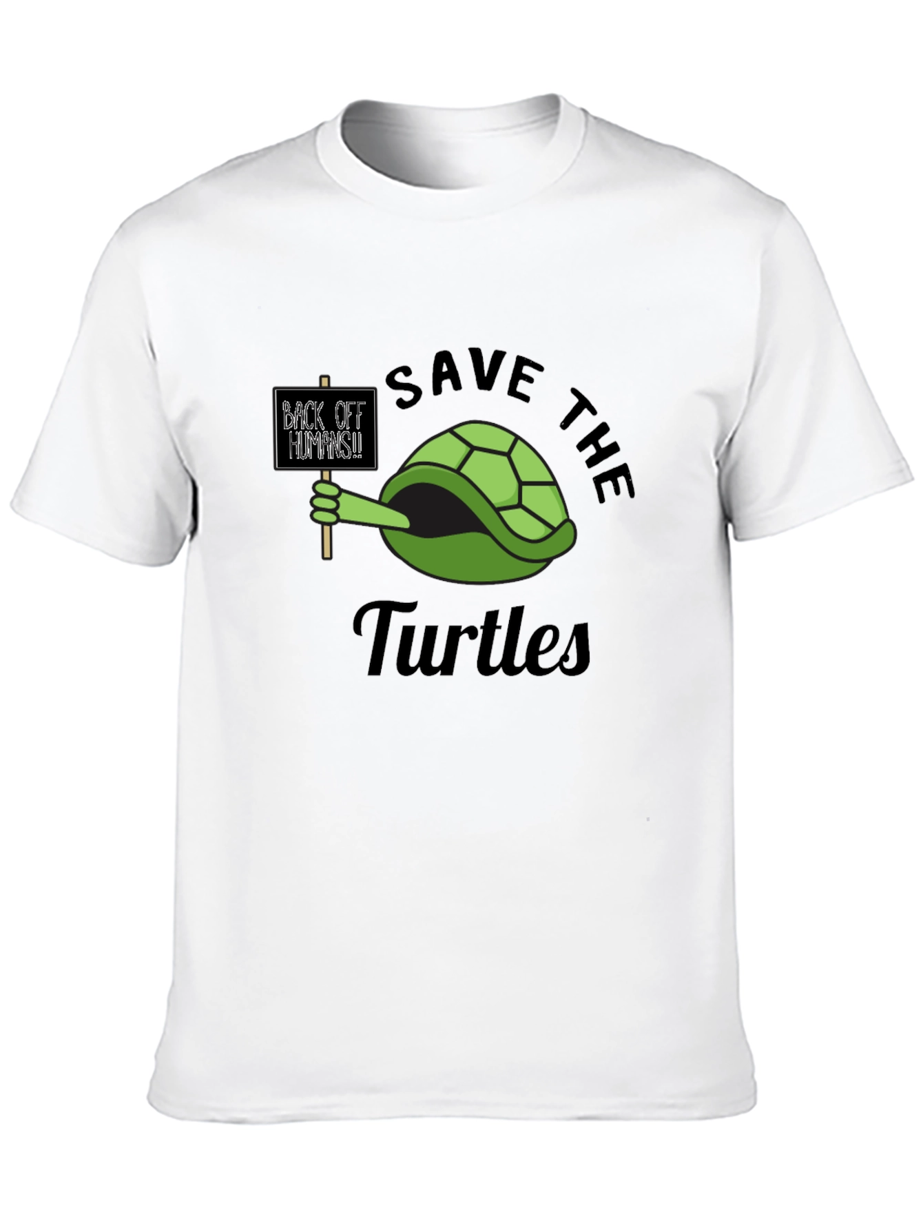 Save The Turtles Graphic T-Shirt