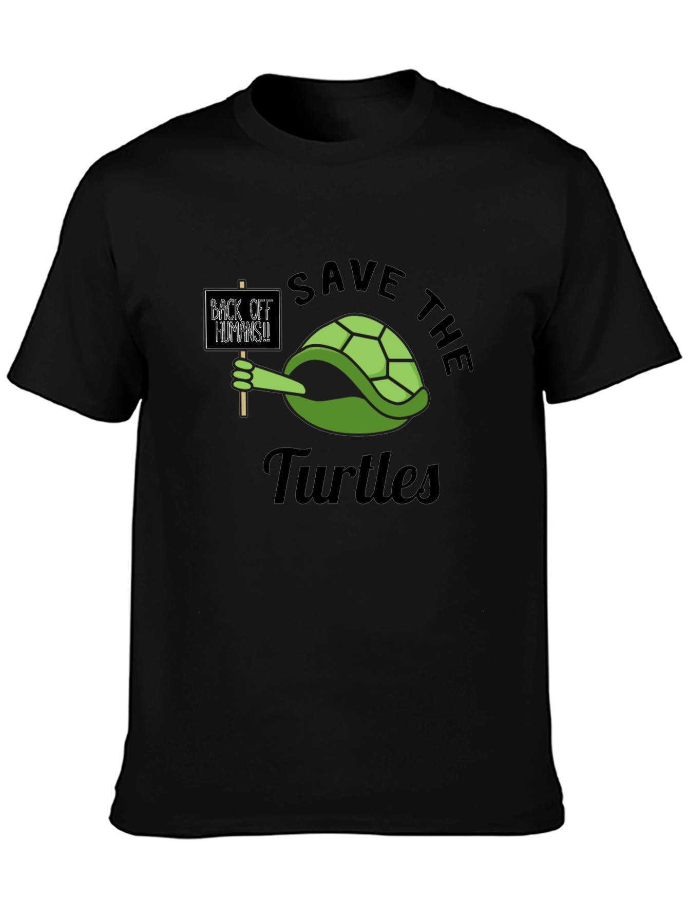 Save The Turtles Graphic T-Shirt