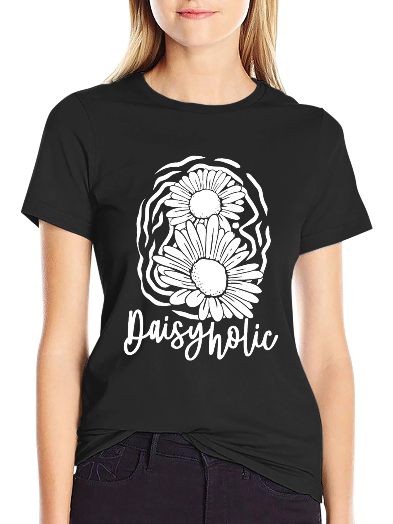 Daisyholic T-Shirt - Floral Graphic Tee