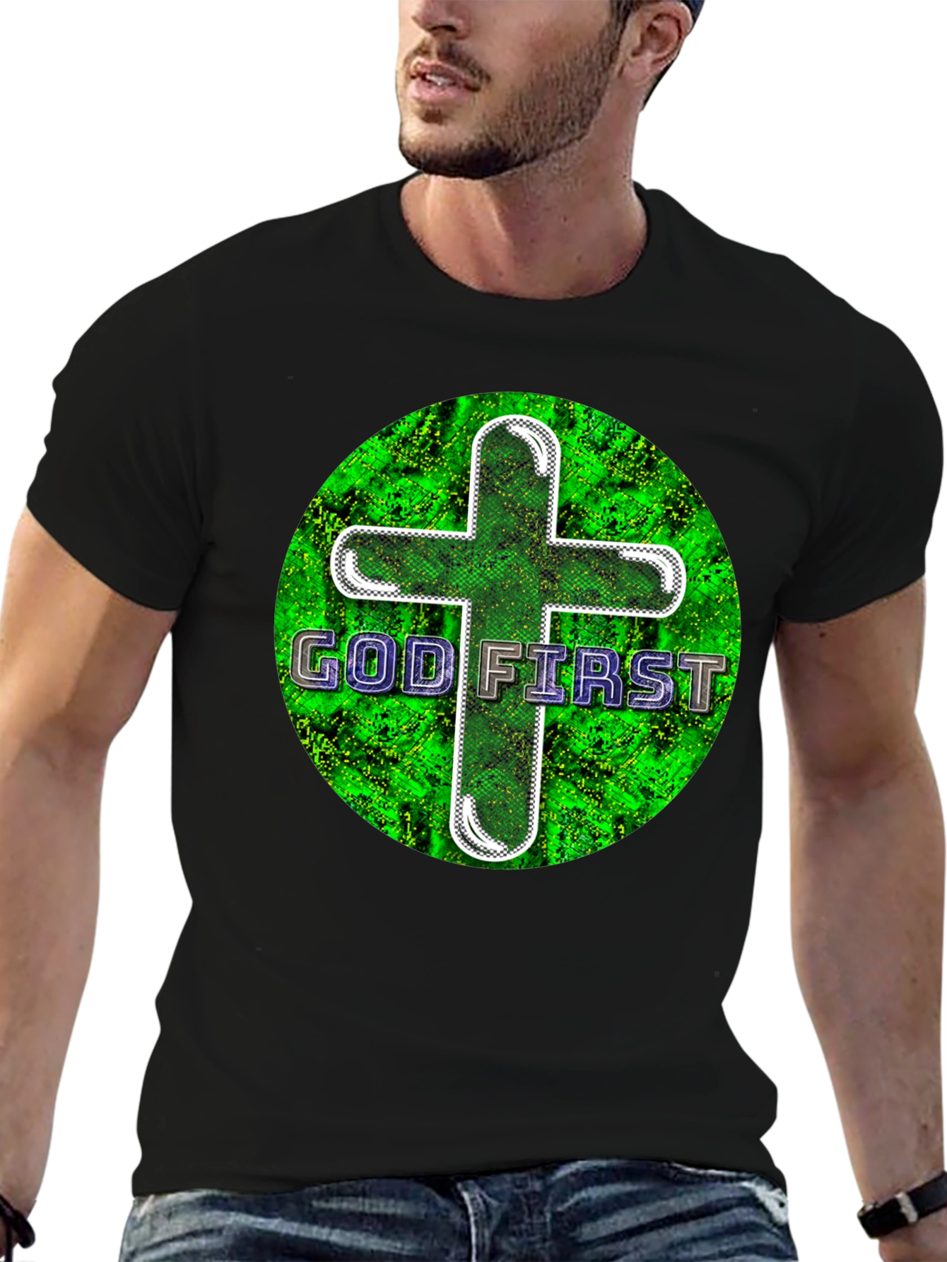 God First Christian T-Shirt - Religious Graphic Tee