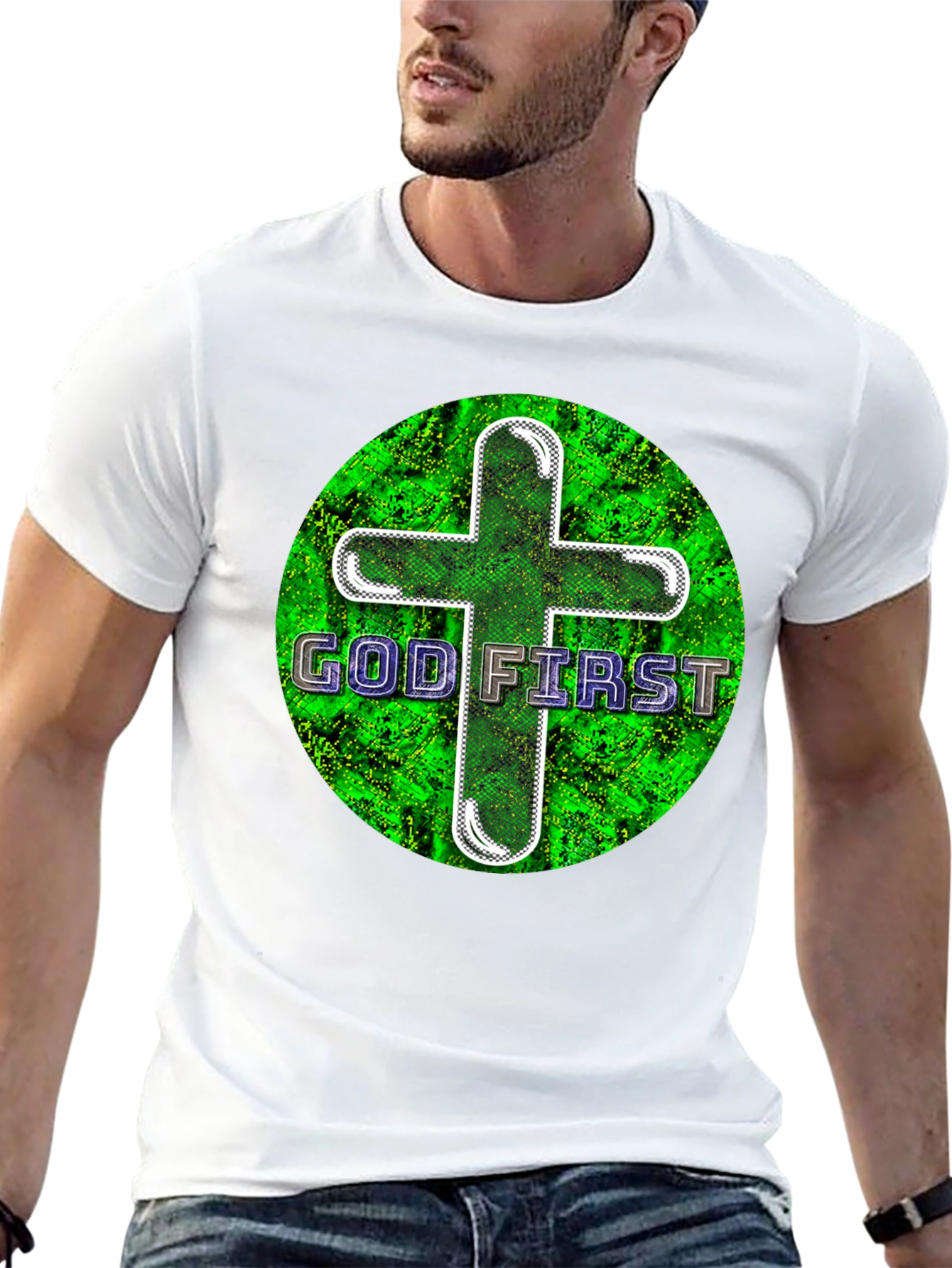 God First Christian T-Shirt - Religious Graphic Tee