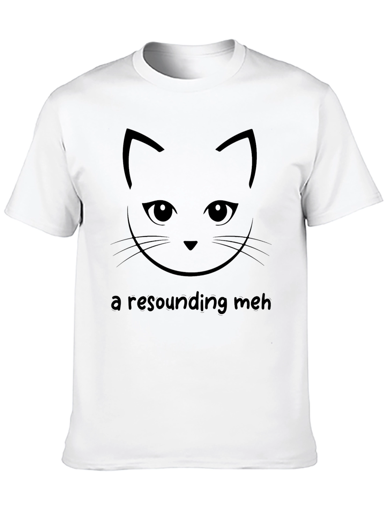 Cat Face Graphic T-Shirt - A Resounding Meh!