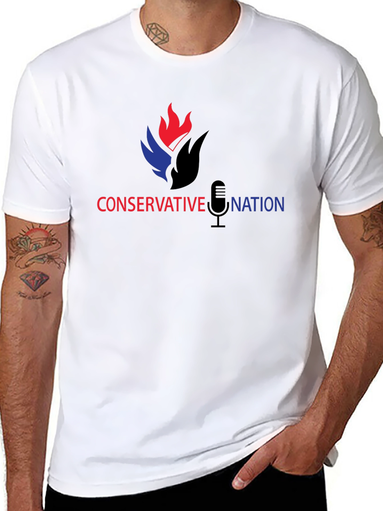 Conservative Nation Black T-Shirt