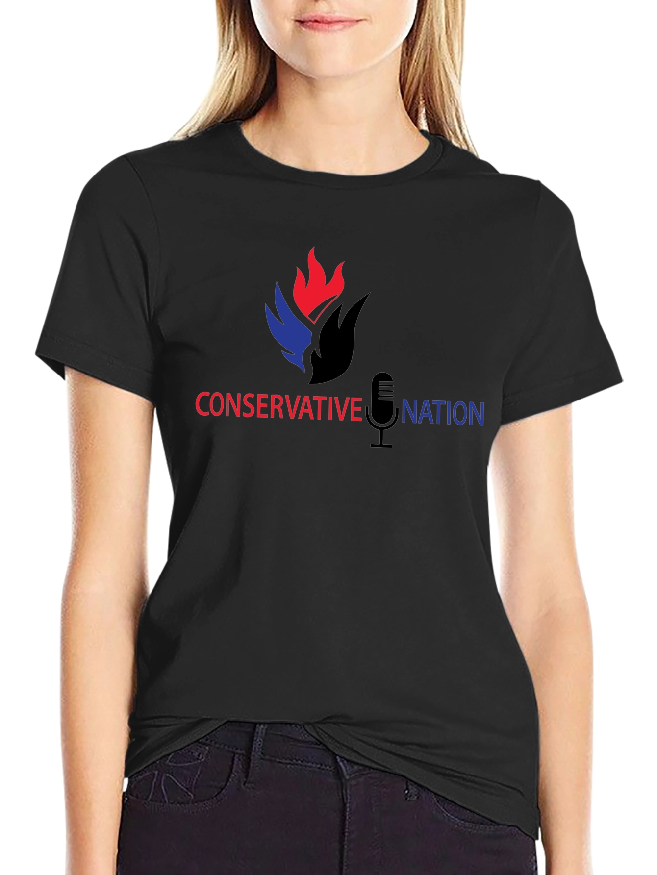 Conservative Nation Black T-Shirt