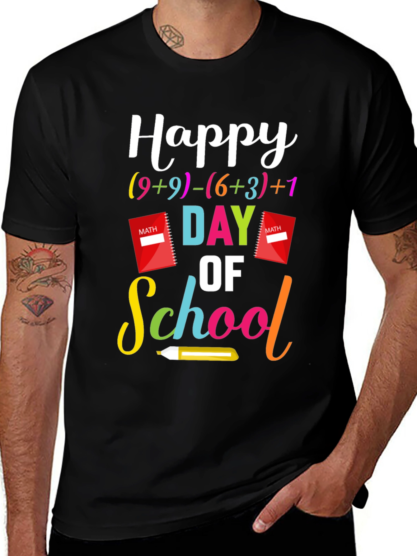 Happy Day of School Math T-Shirt