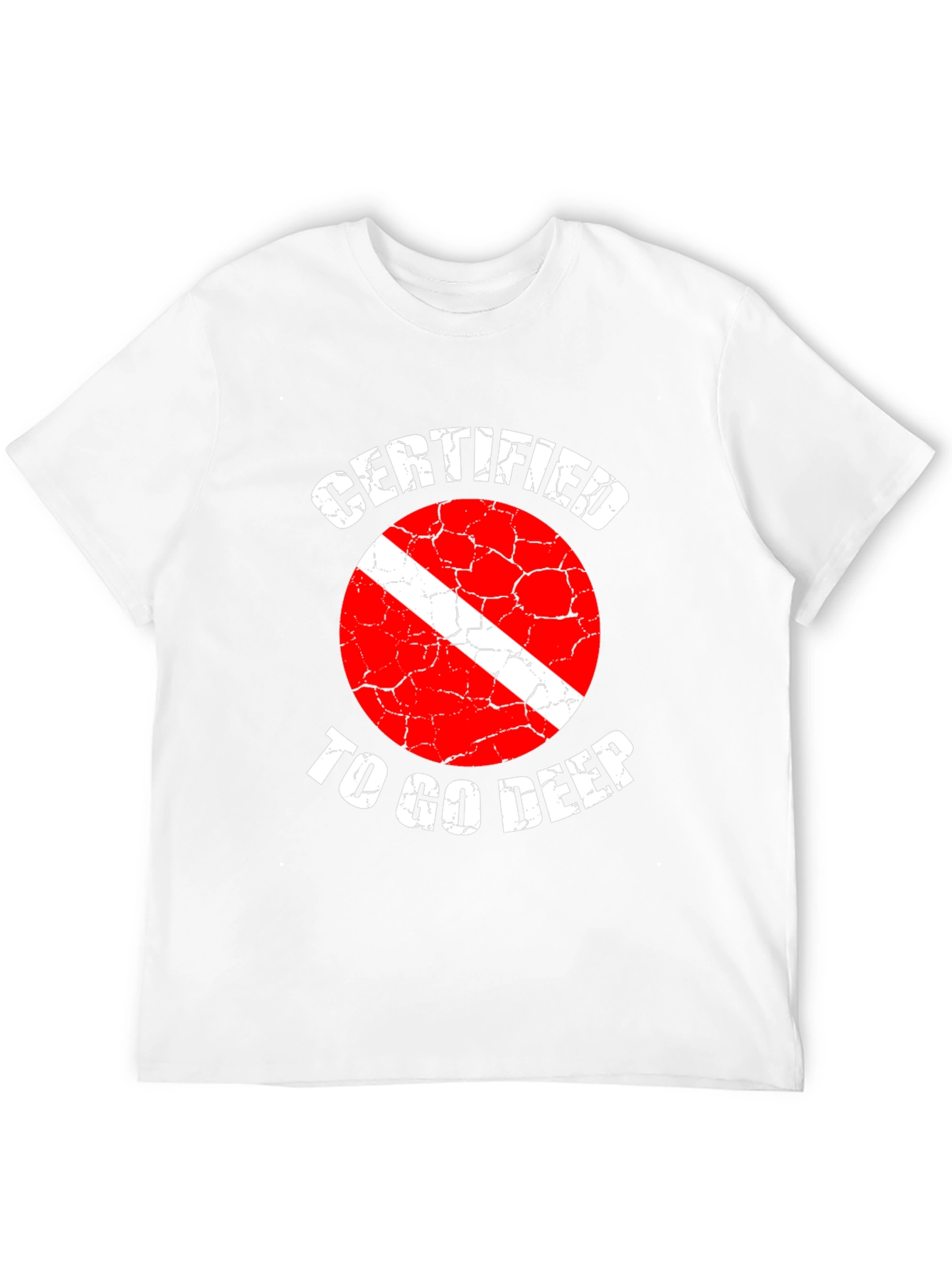 Certified Diver - Go Deep T-Shirt - Black