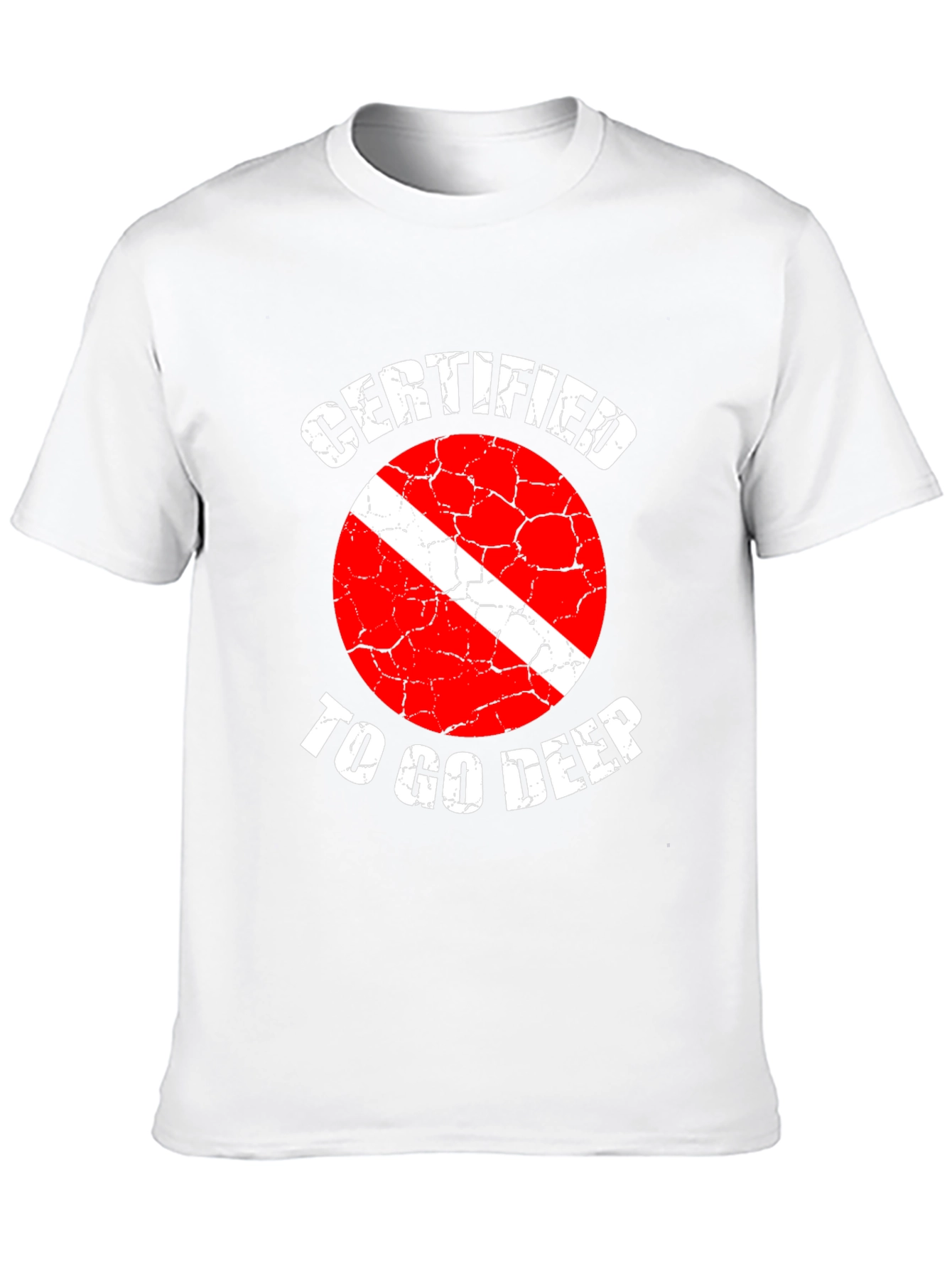 Certified Diver - Go Deep T-Shirt - Black