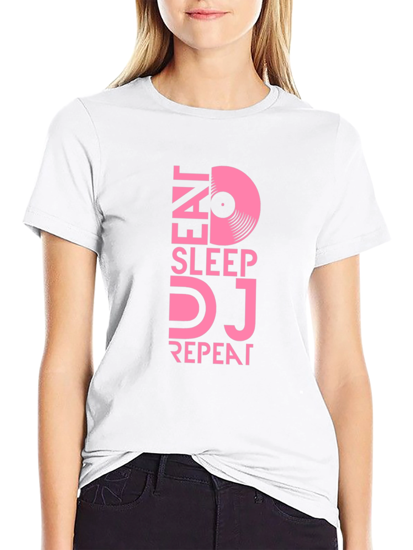 Eat Sleep DJ Repeat T-Shirt - Music Lover Tee