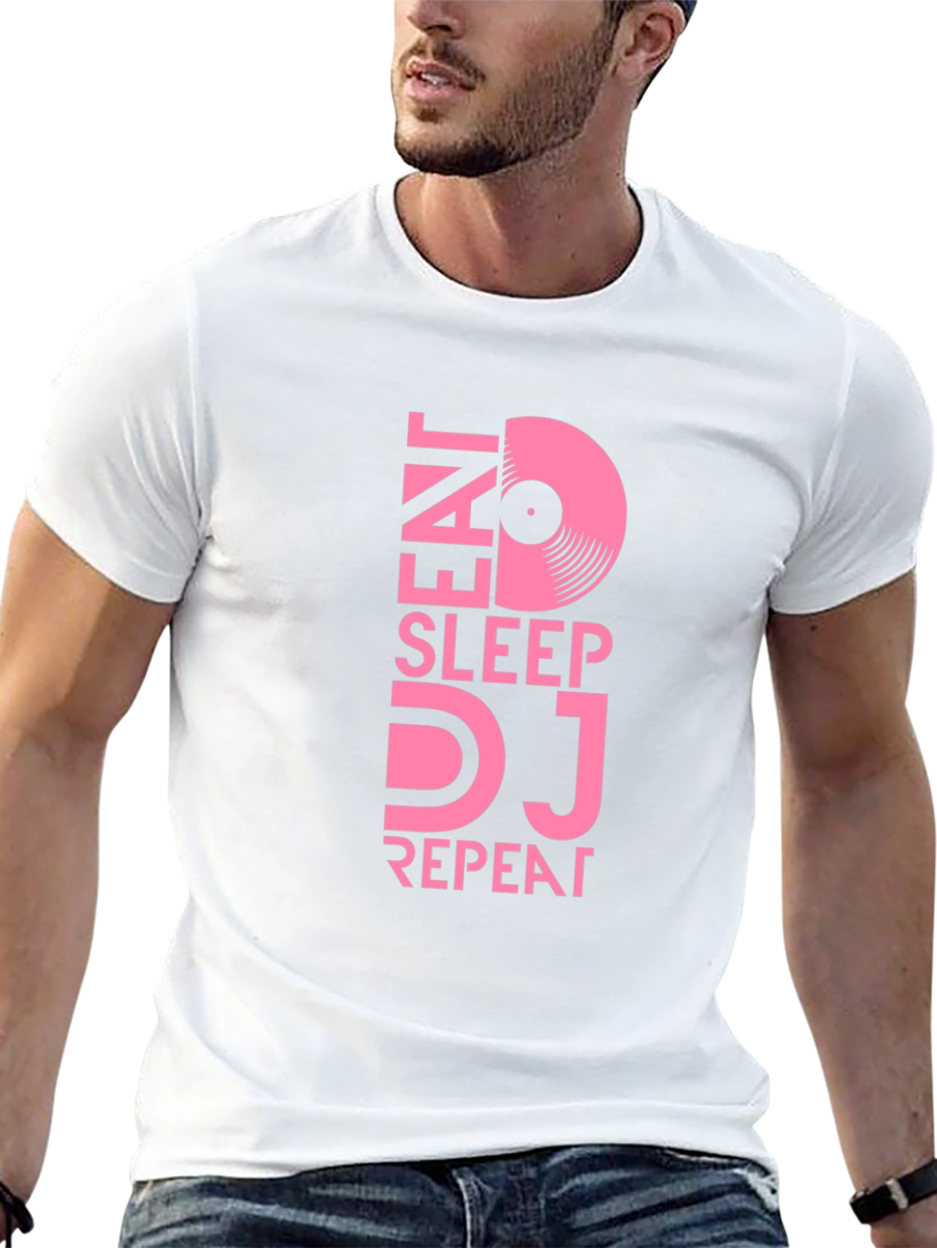 Eat Sleep DJ Repeat T-Shirt - Music Lover Tee