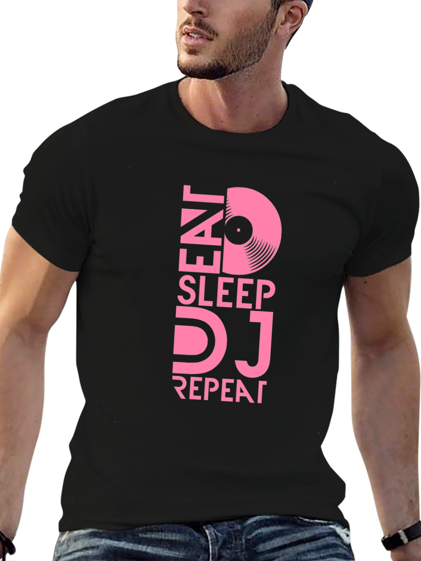 Eat Sleep DJ Repeat T-Shirt - Music Lover Tee