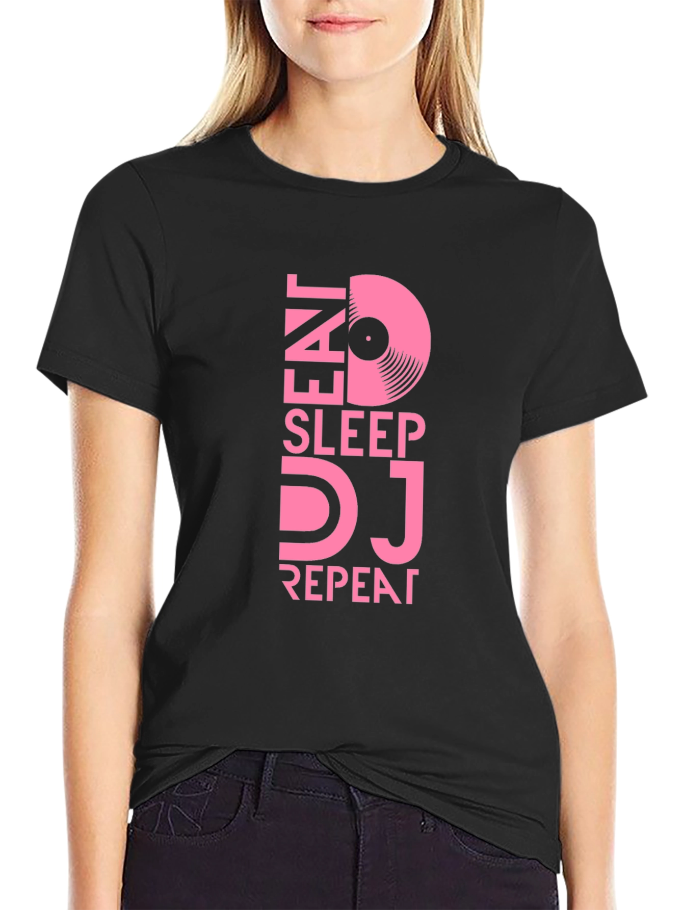 Eat Sleep DJ Repeat T-Shirt - Music Lover Tee
