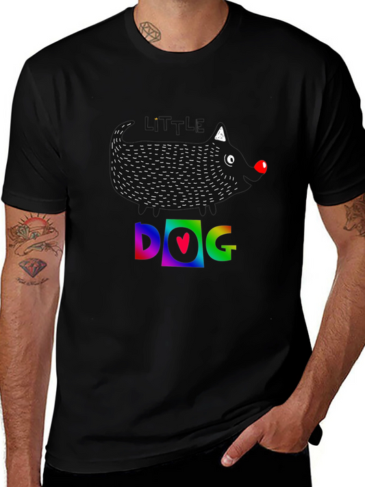 Dog Graphic T-Shirt Funny Animal Tee