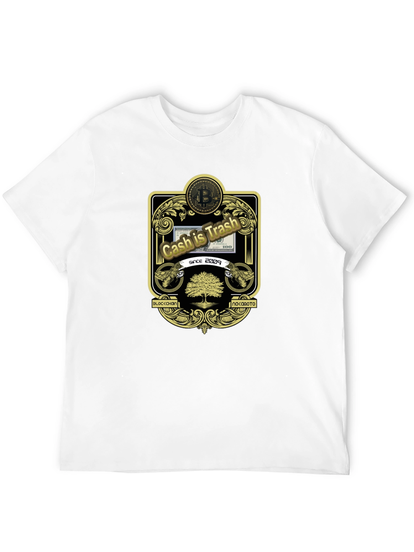 Cash is Trash Bitcoin T-Shirt