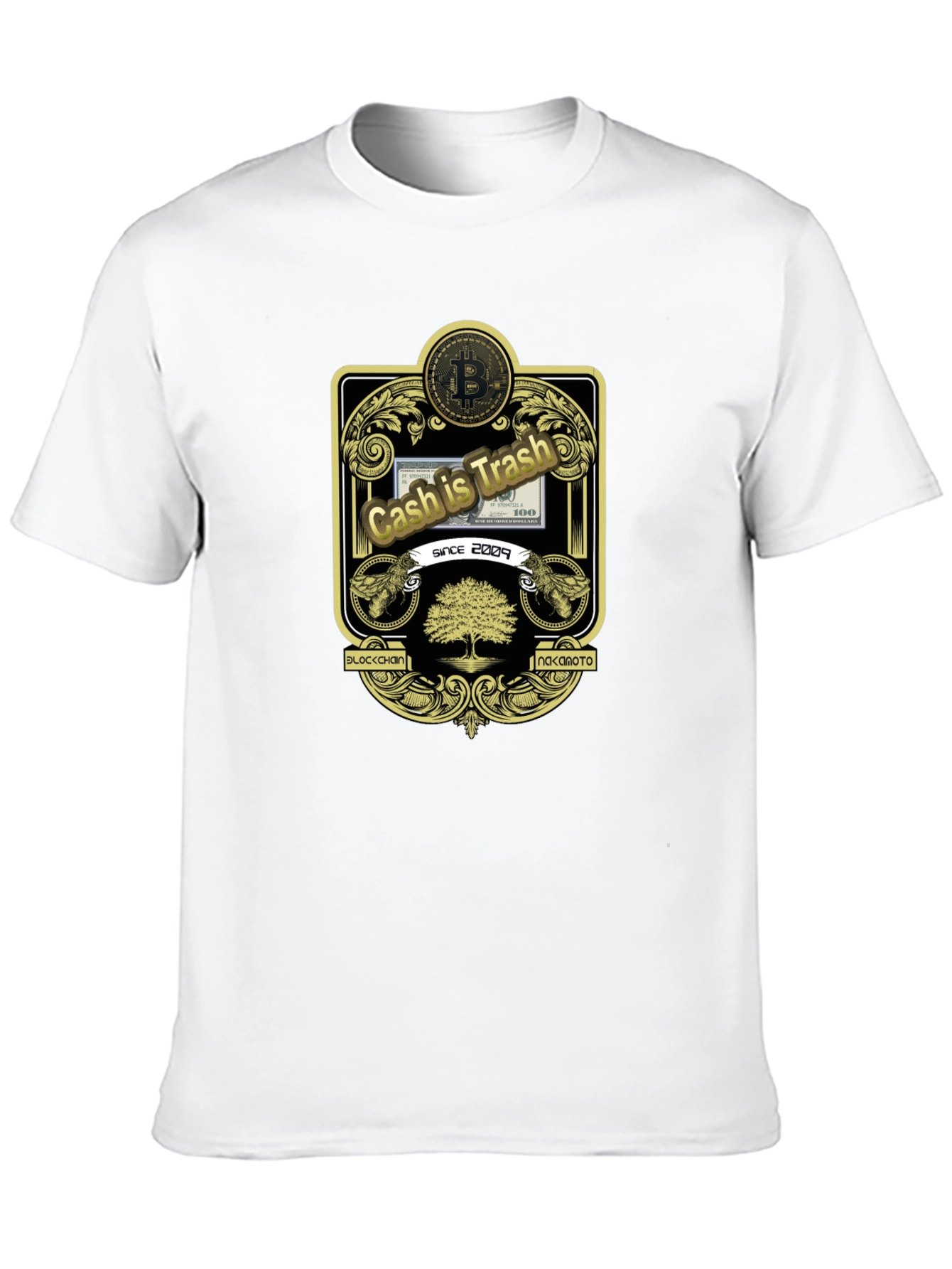 Cash is Trash Bitcoin T-Shirt
