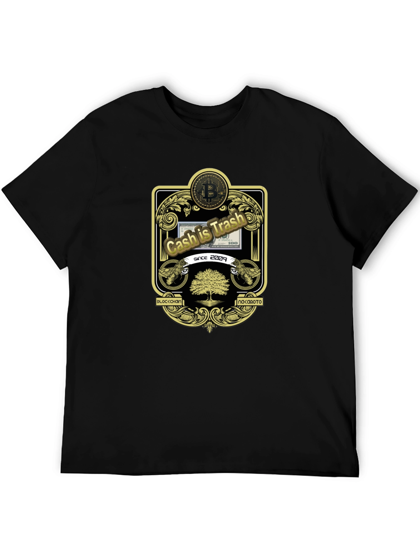 Cash is Trash Bitcoin T-Shirt