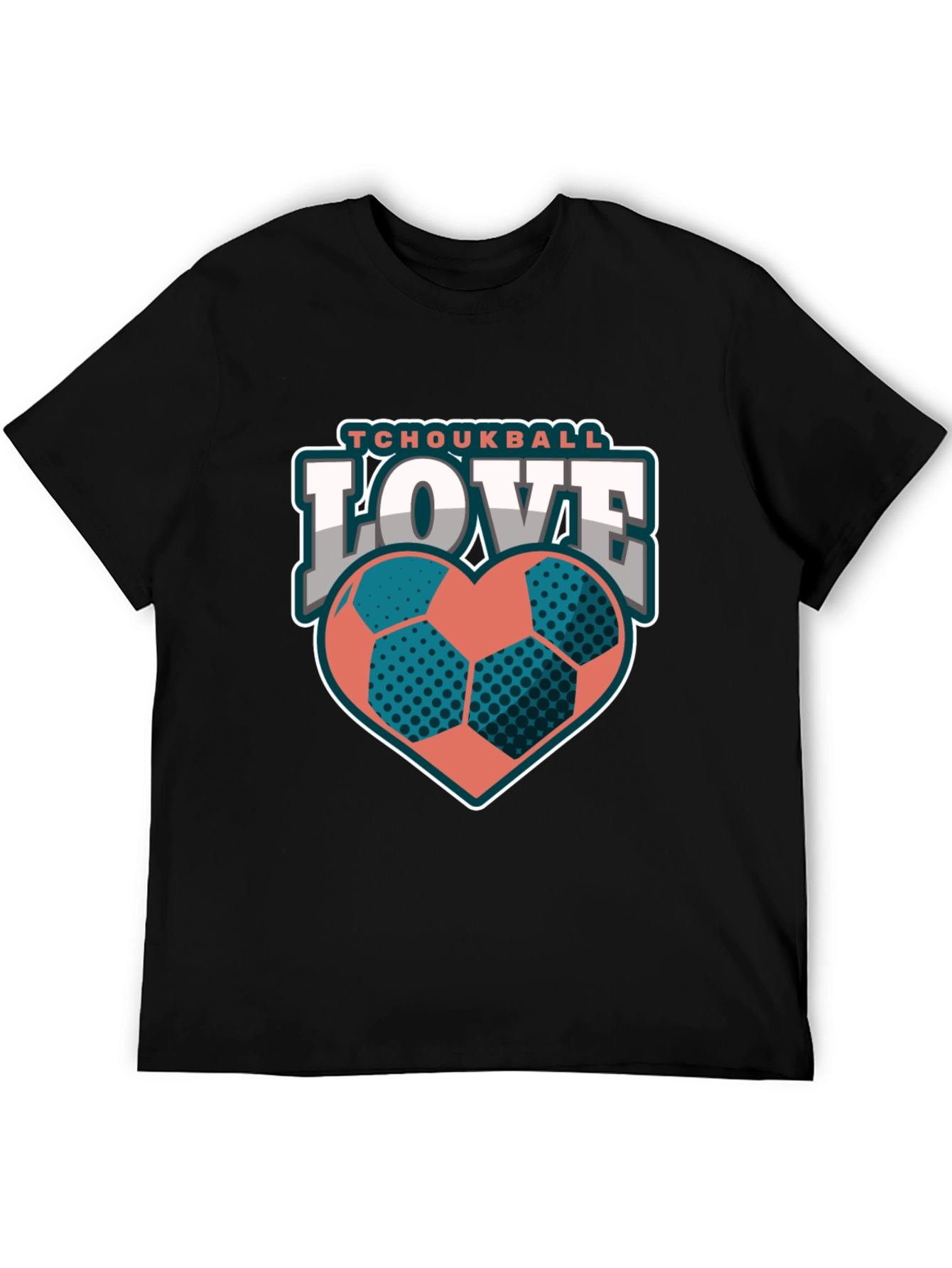 Tchoukball Love Heart Graphic T-Shirt
