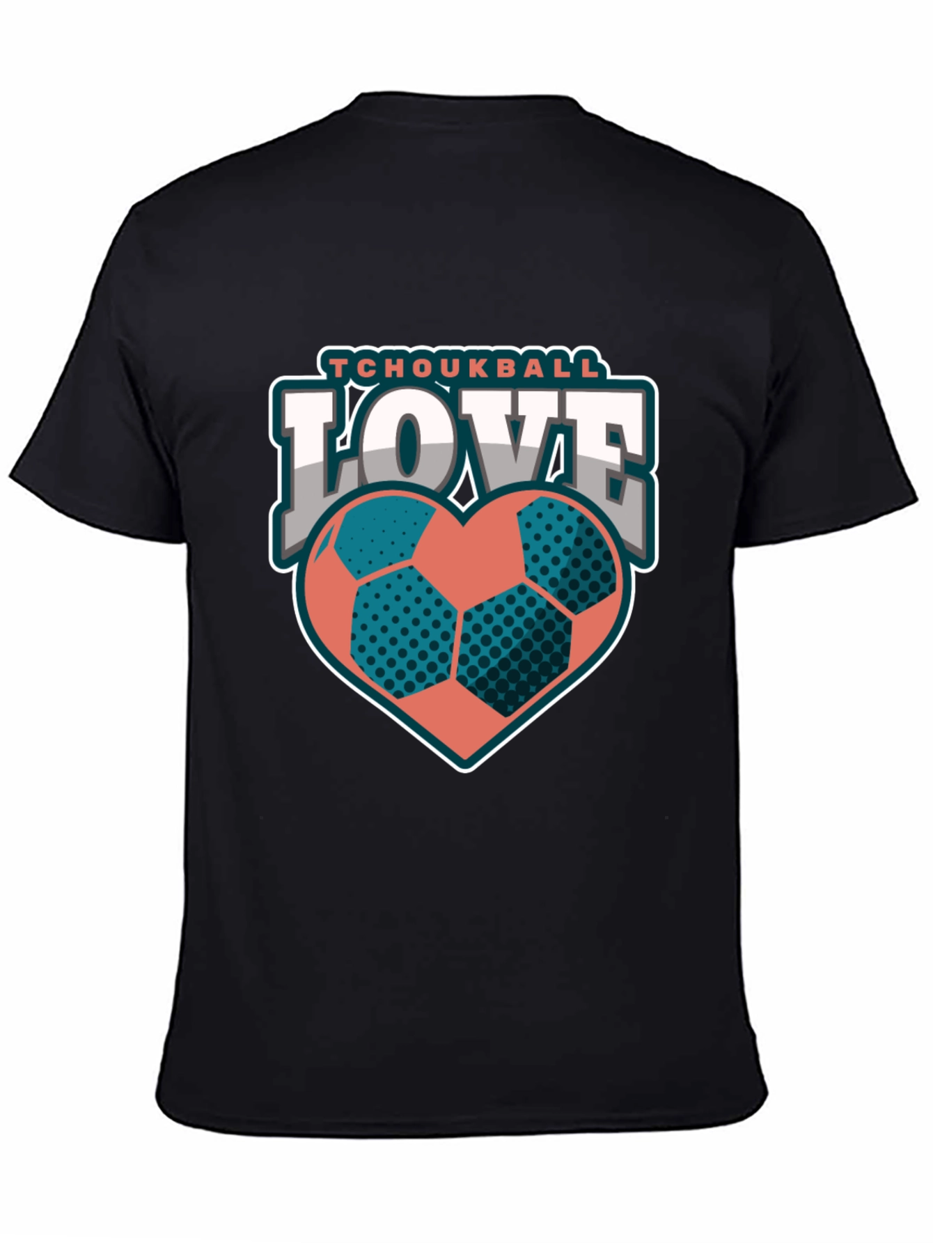 Tchoukball Love Heart Graphic T-Shirt