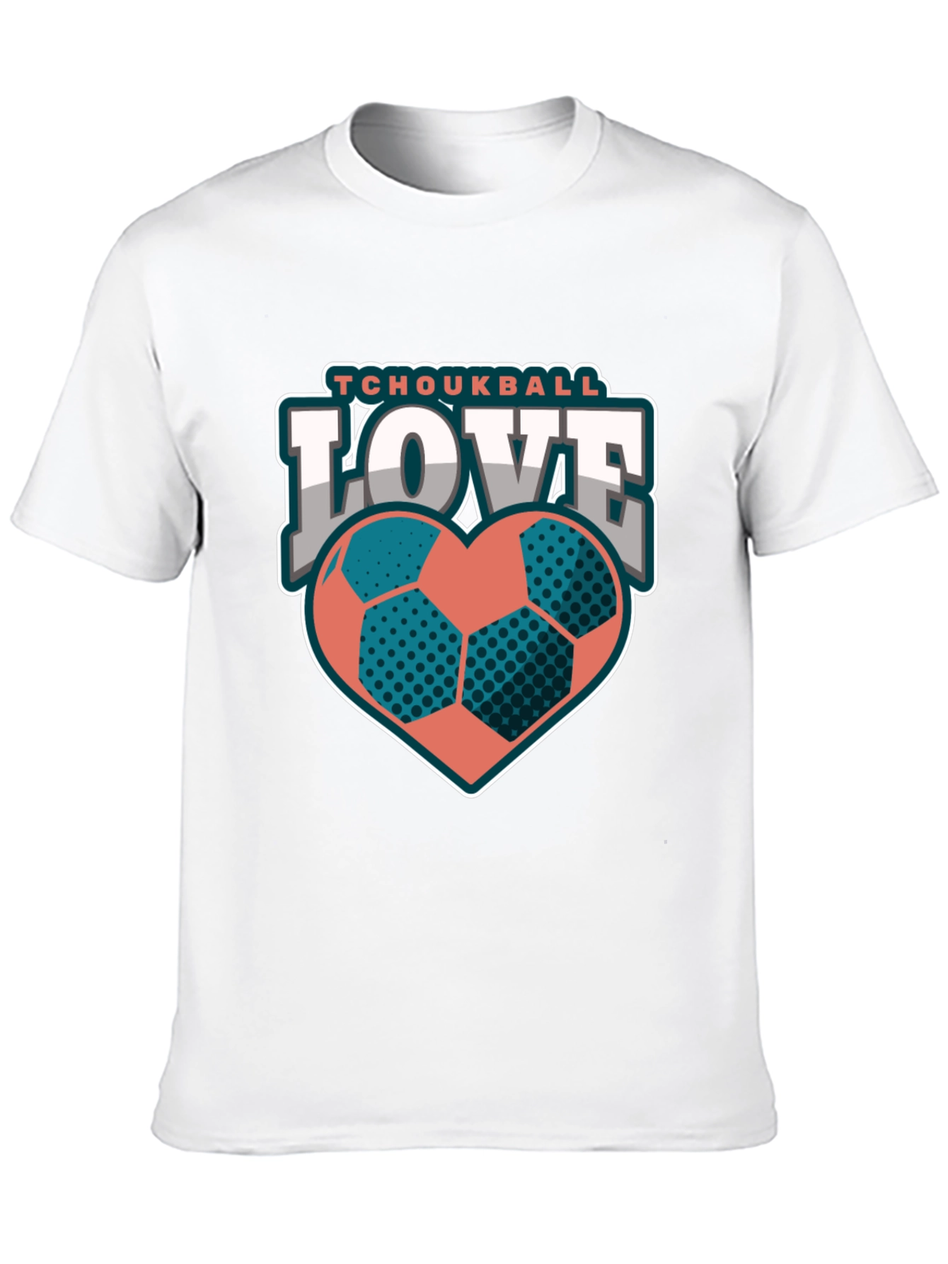 Tchoukball Love Heart Graphic T-Shirt