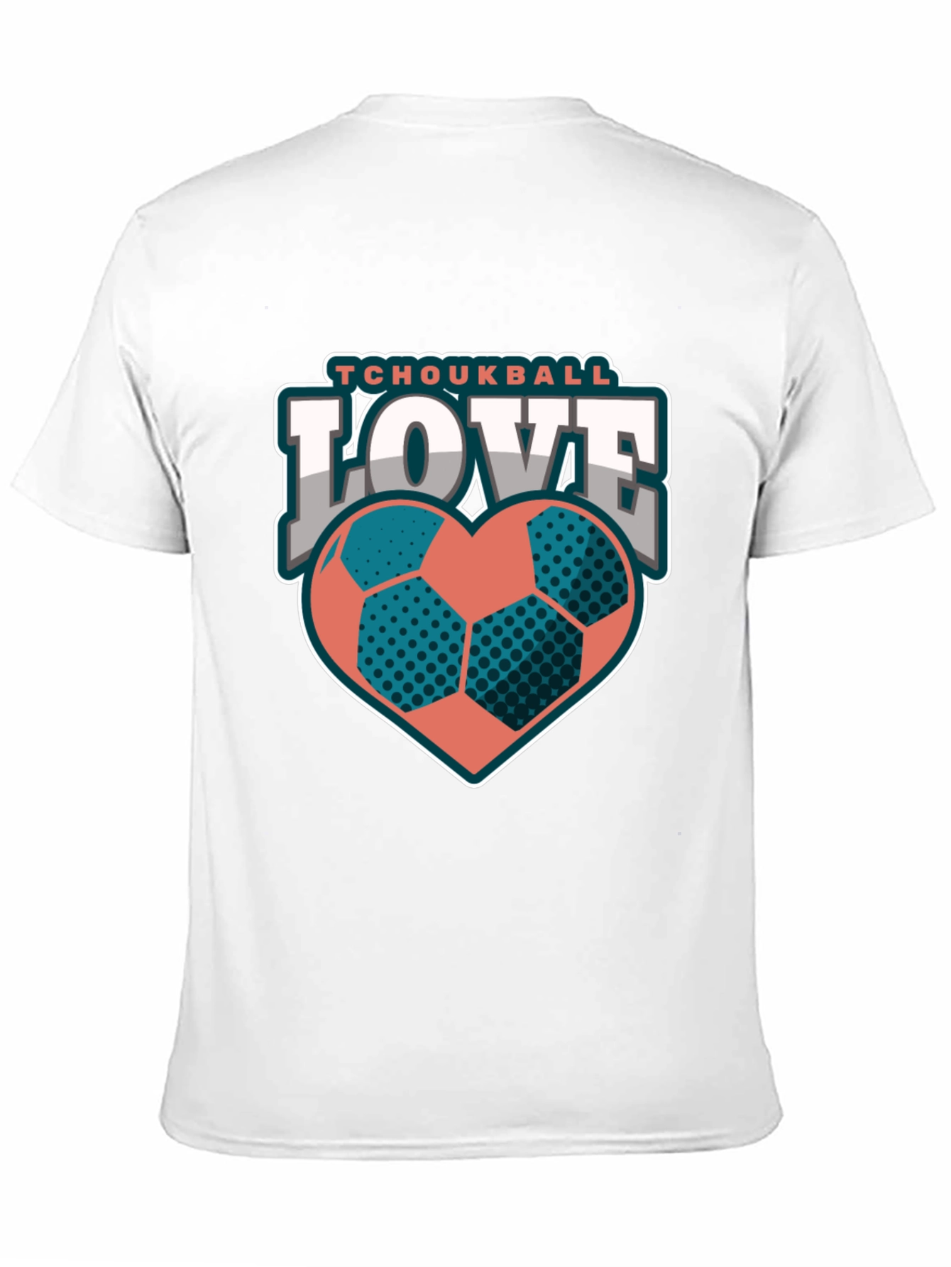 Tchoukball Love Heart Graphic T-Shirt