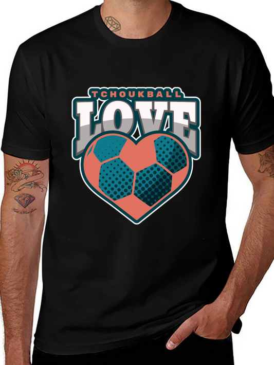 Tchoukball Love Heart Graphic T-Shirt