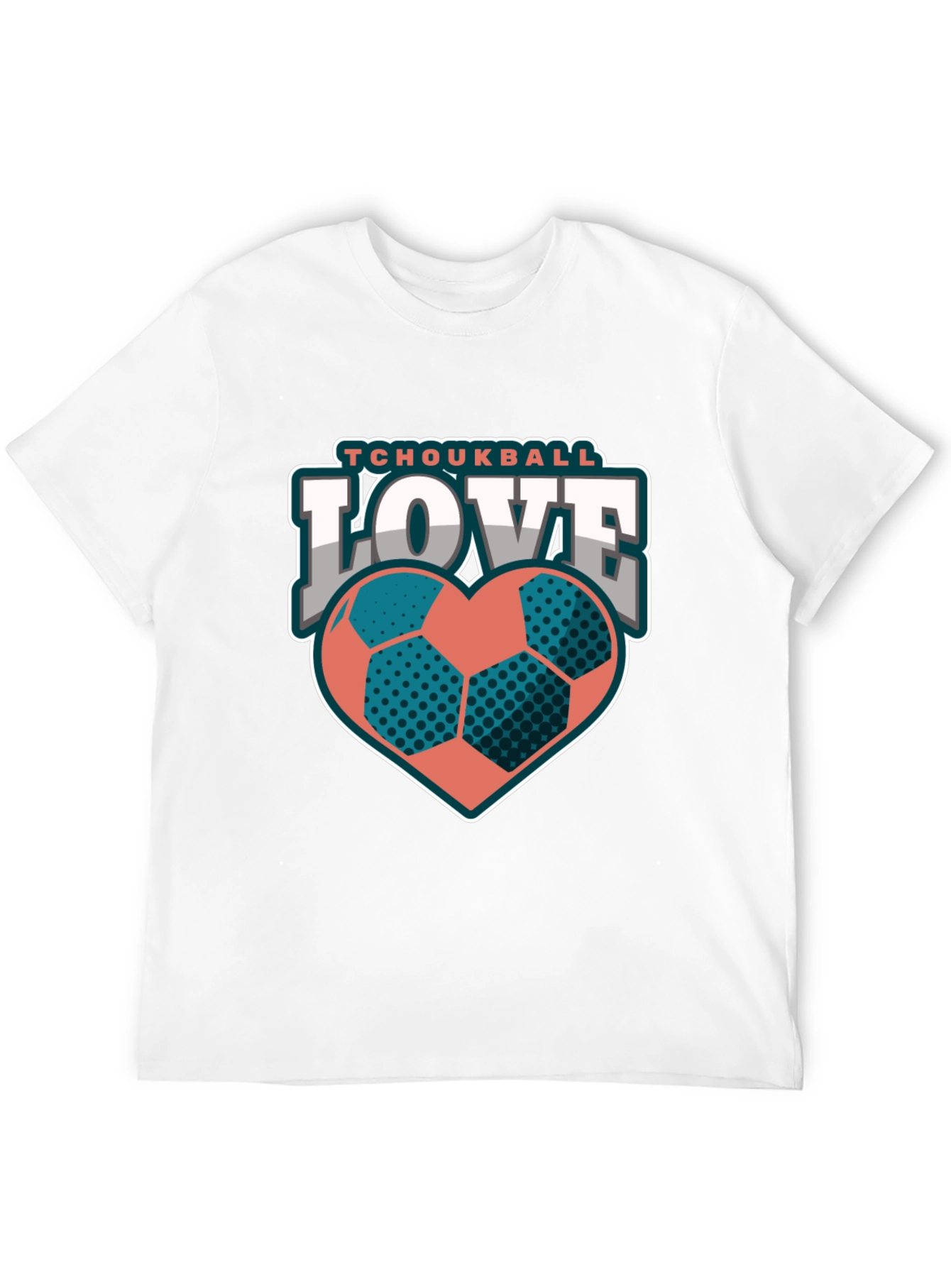 Tchoukball Love Heart Graphic T-Shirt