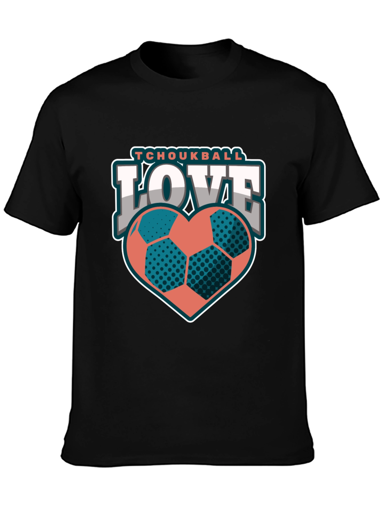 Tchoukball Love Heart Graphic T-Shirt