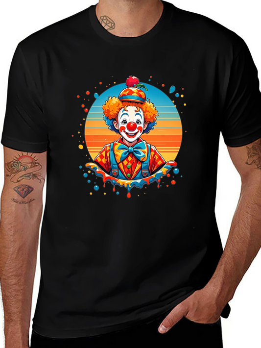 Clown Graphic Black T-Shirt