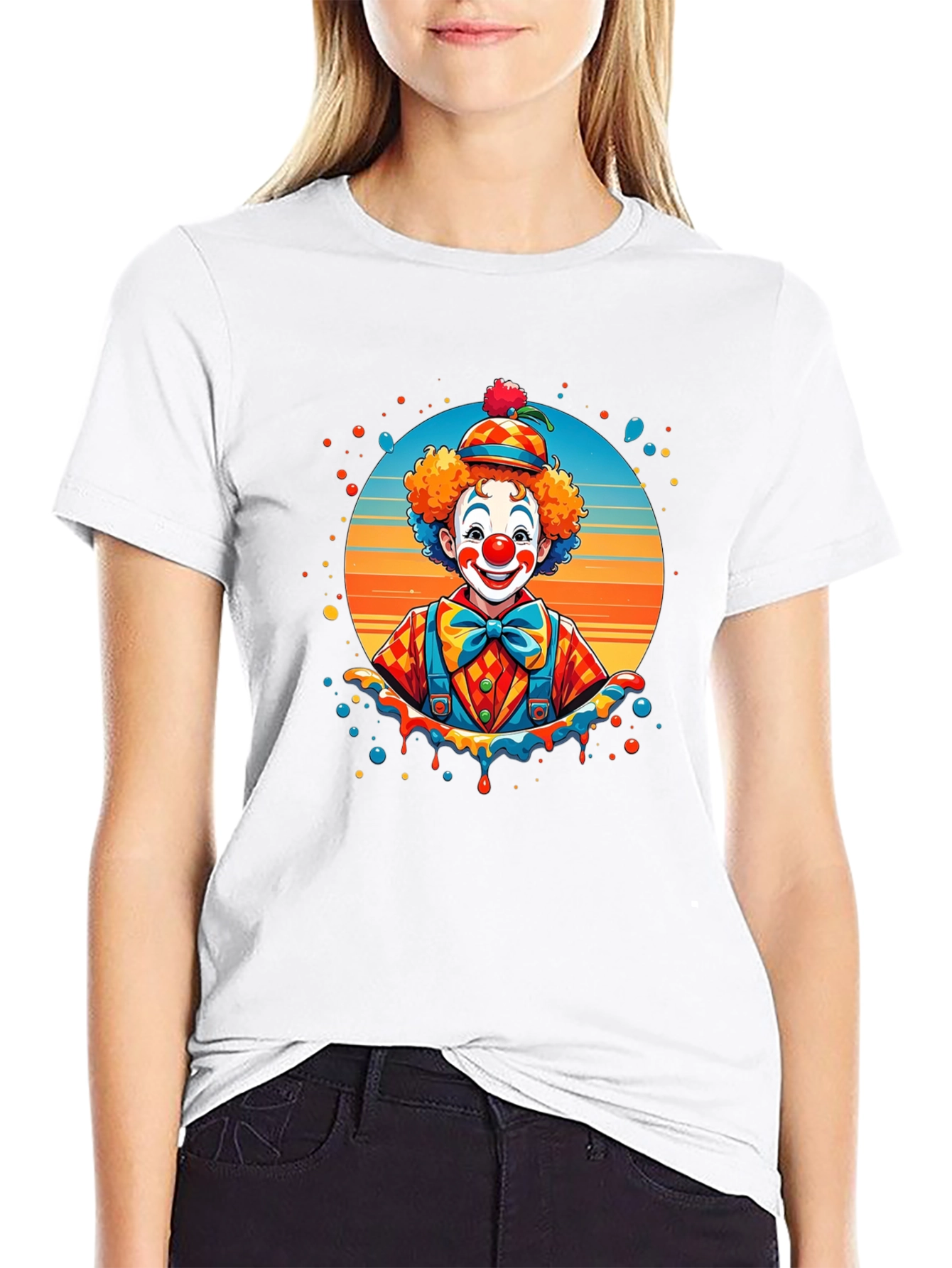 Clown Graphic Black T-Shirt
