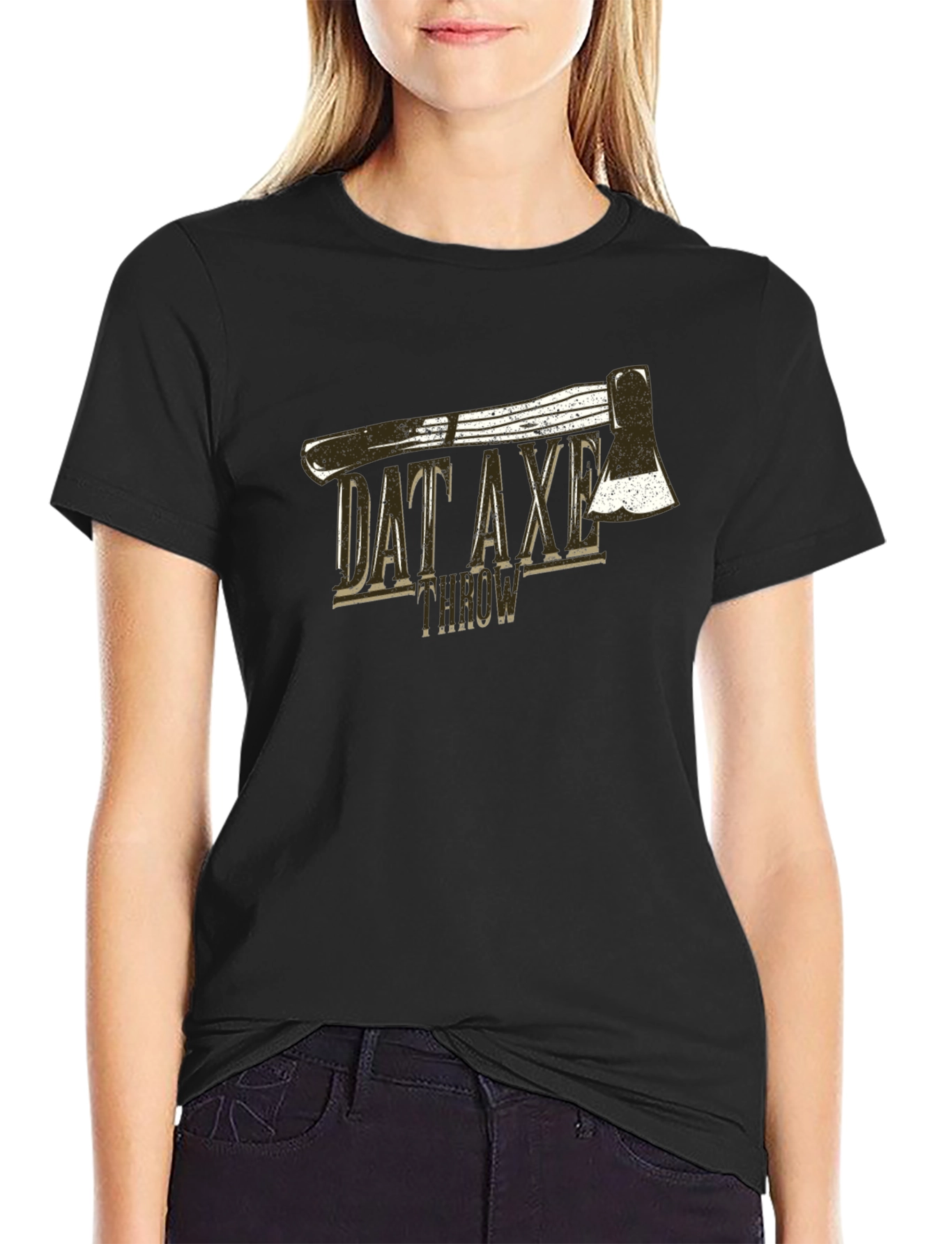 Dat Axe Throw Black T-Shirt
