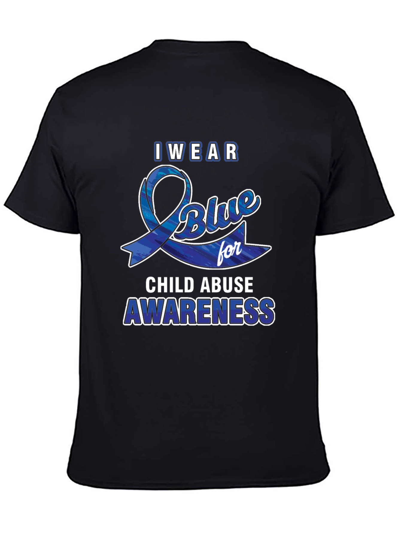 I Wear Blue For Child Abuse Awareness T-Shirt