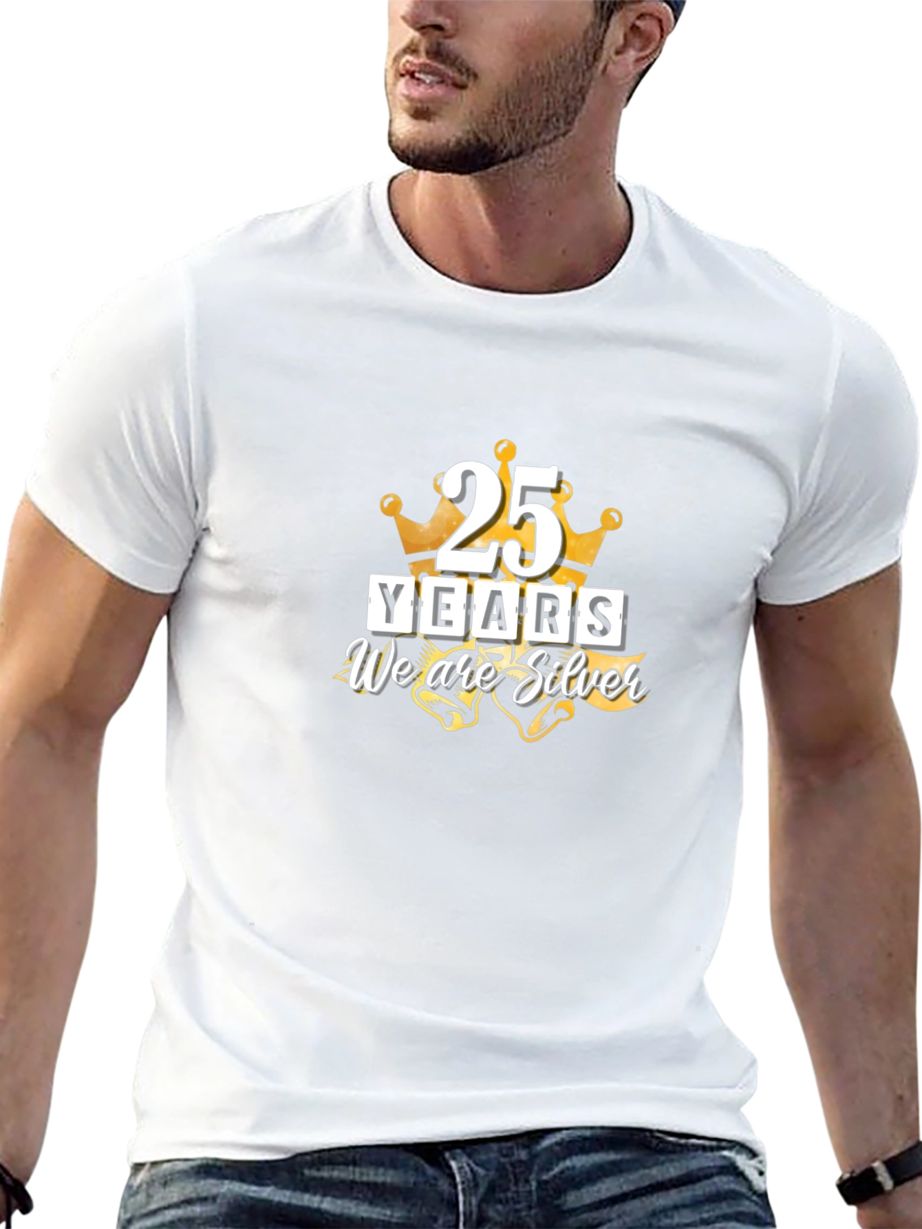 25th Anniversary We are Silver Graphic Tee
