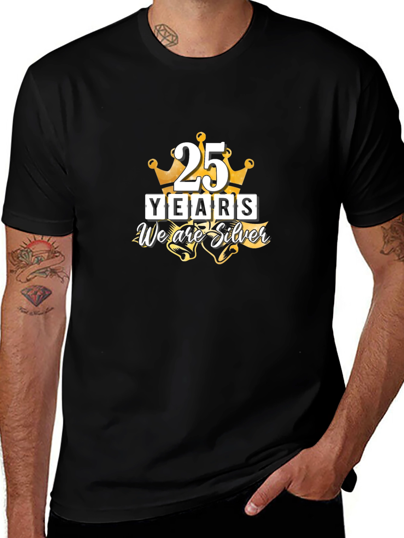 25th Anniversary We are Silver Graphic Tee