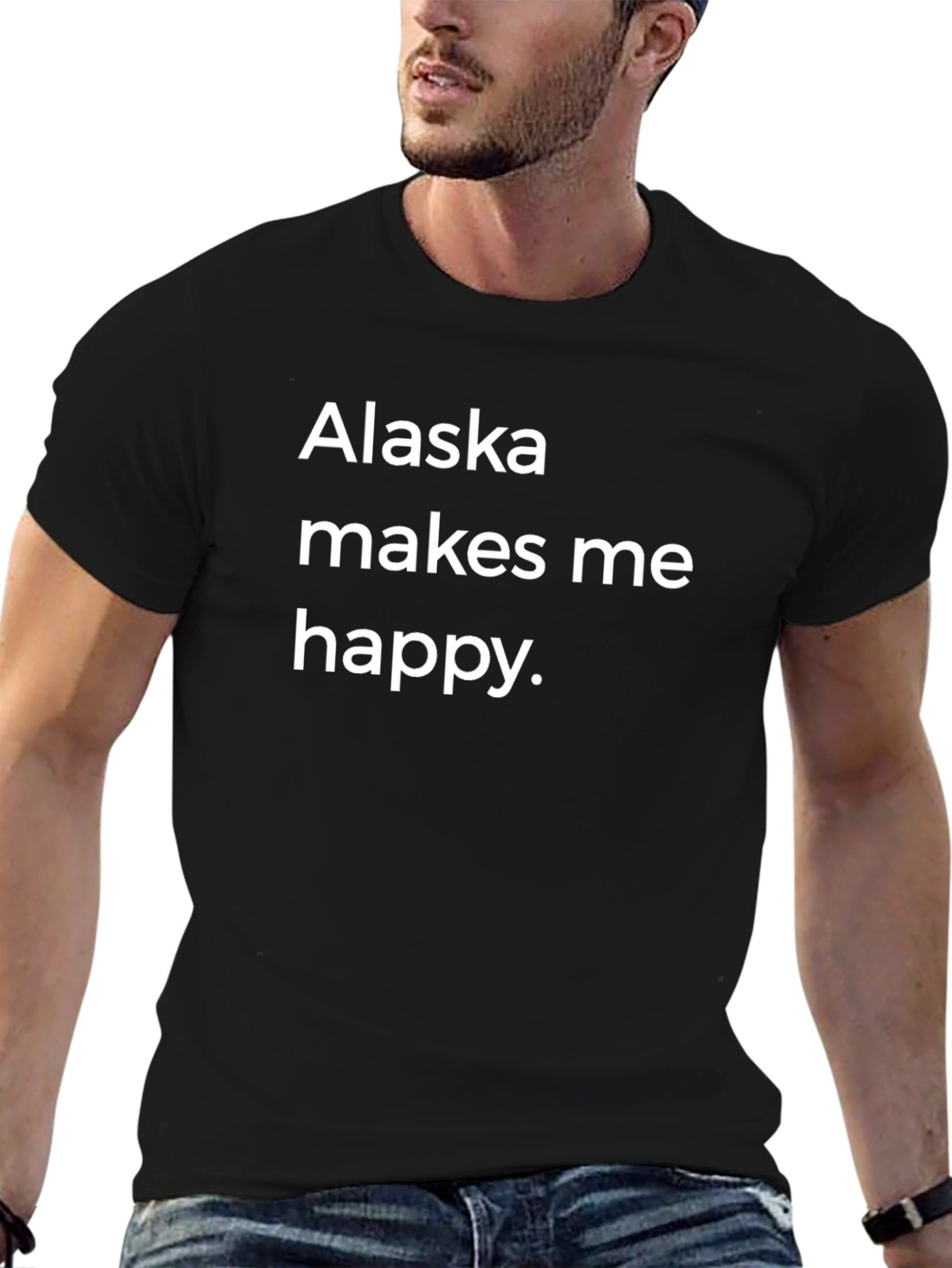 Alaska Makes Me Happy Graphic Tee