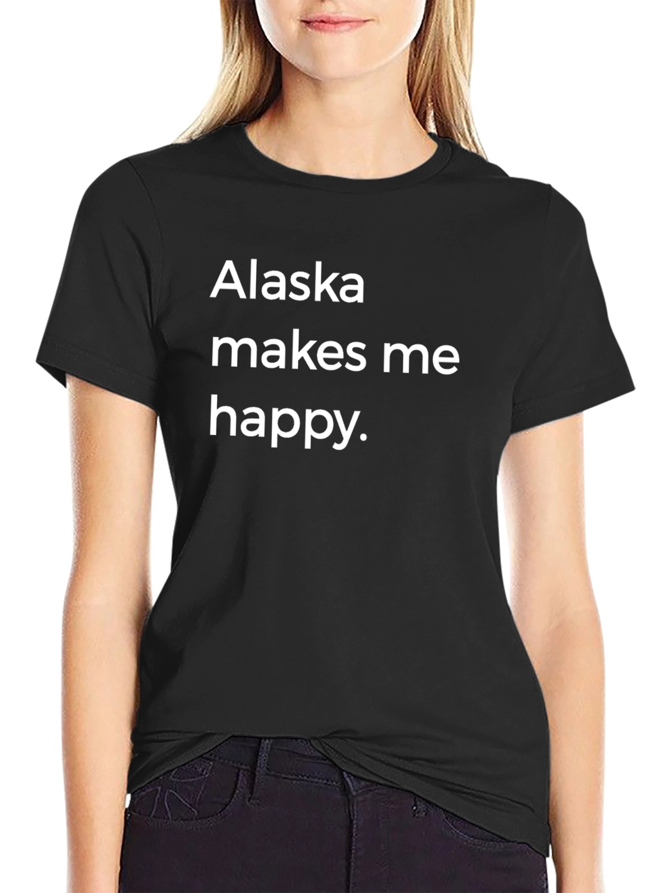 Alaska Makes Me Happy Graphic Tee