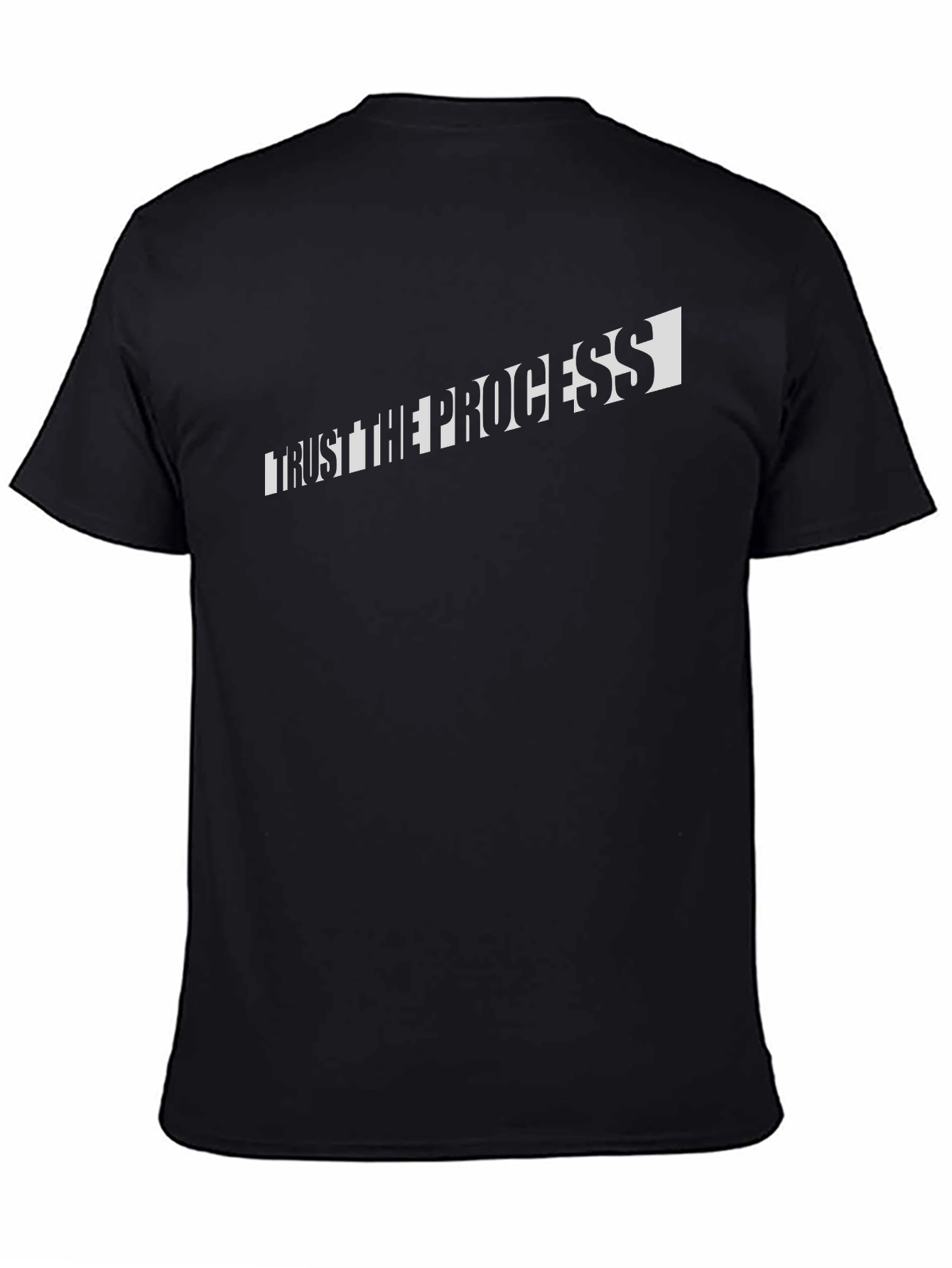 Trust The Process Black T-Shirt