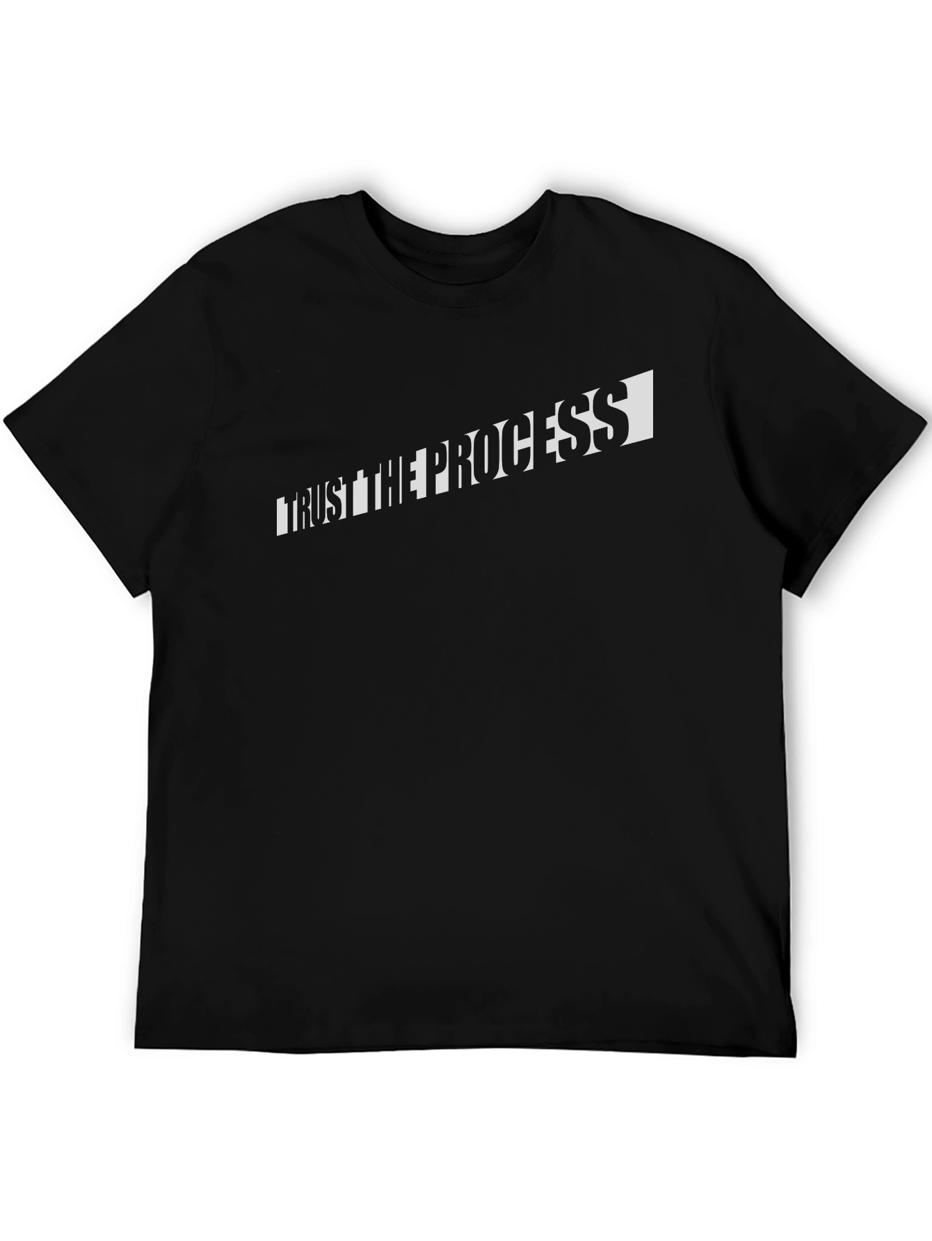 Trust The Process Black T-Shirt